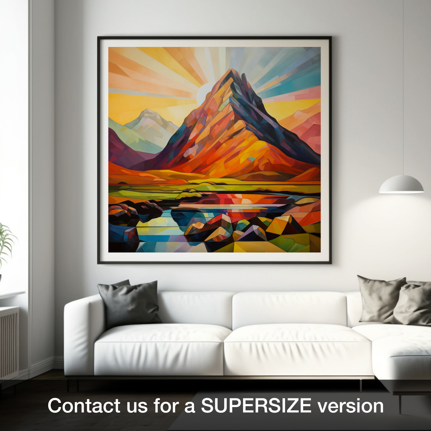 Cubist Sunrise over Buachaille Etive Mòr