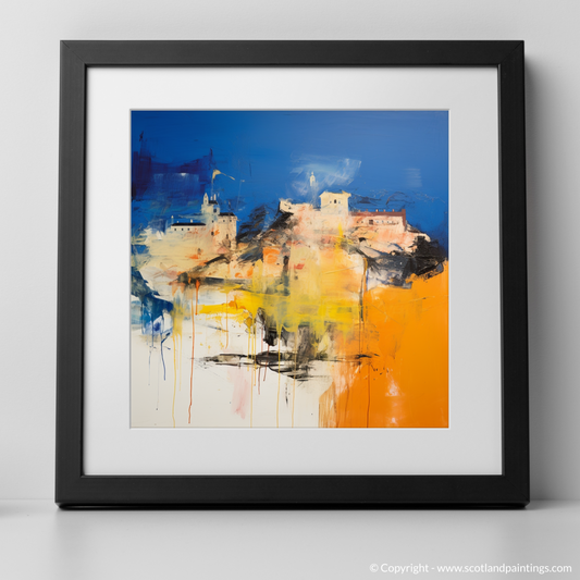 Edinburgh Castle Reimagined: An Abstract Scottish Masterpiece