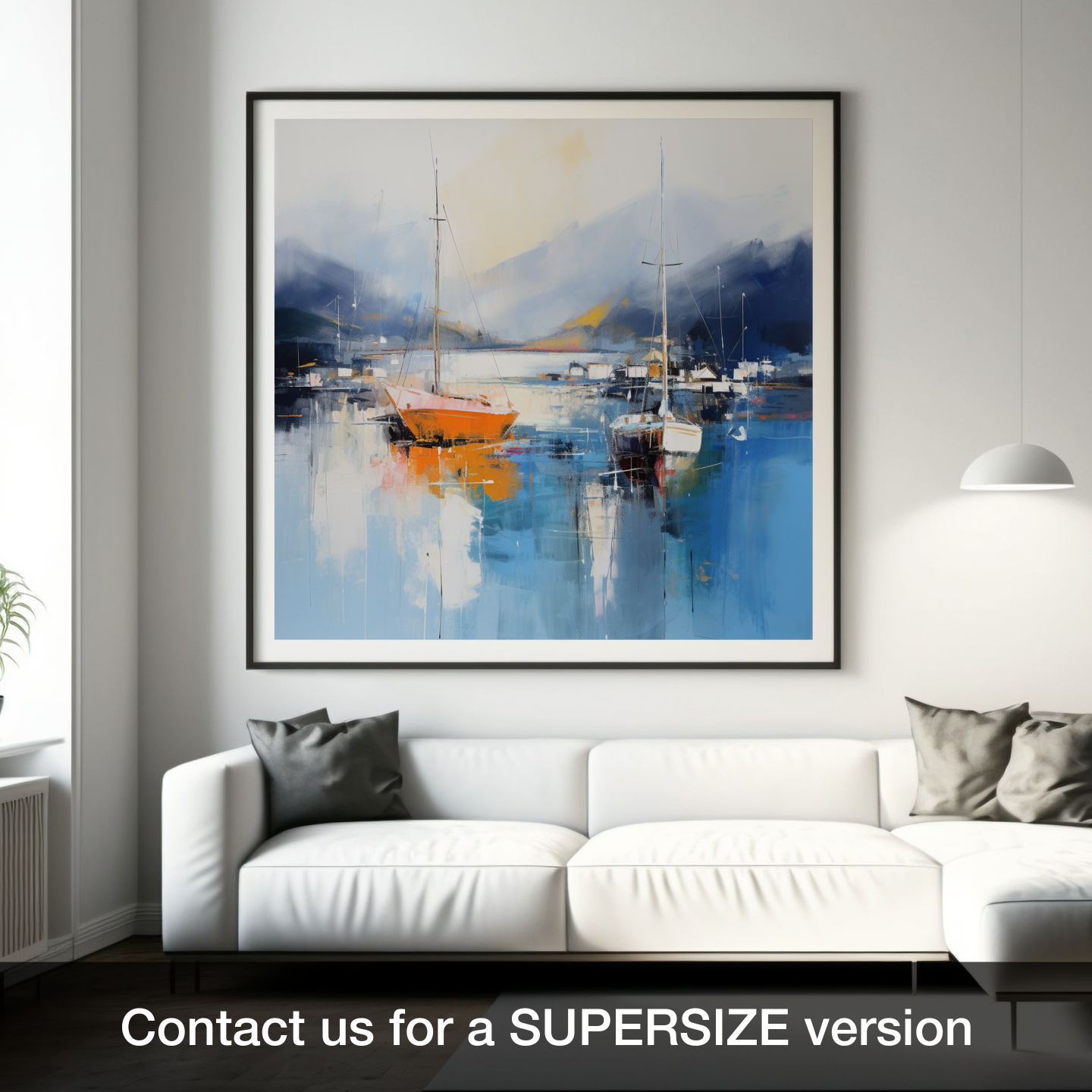 Harbour Reflections: An Abstract Dance at Tarbert Marina, Loch Fyne