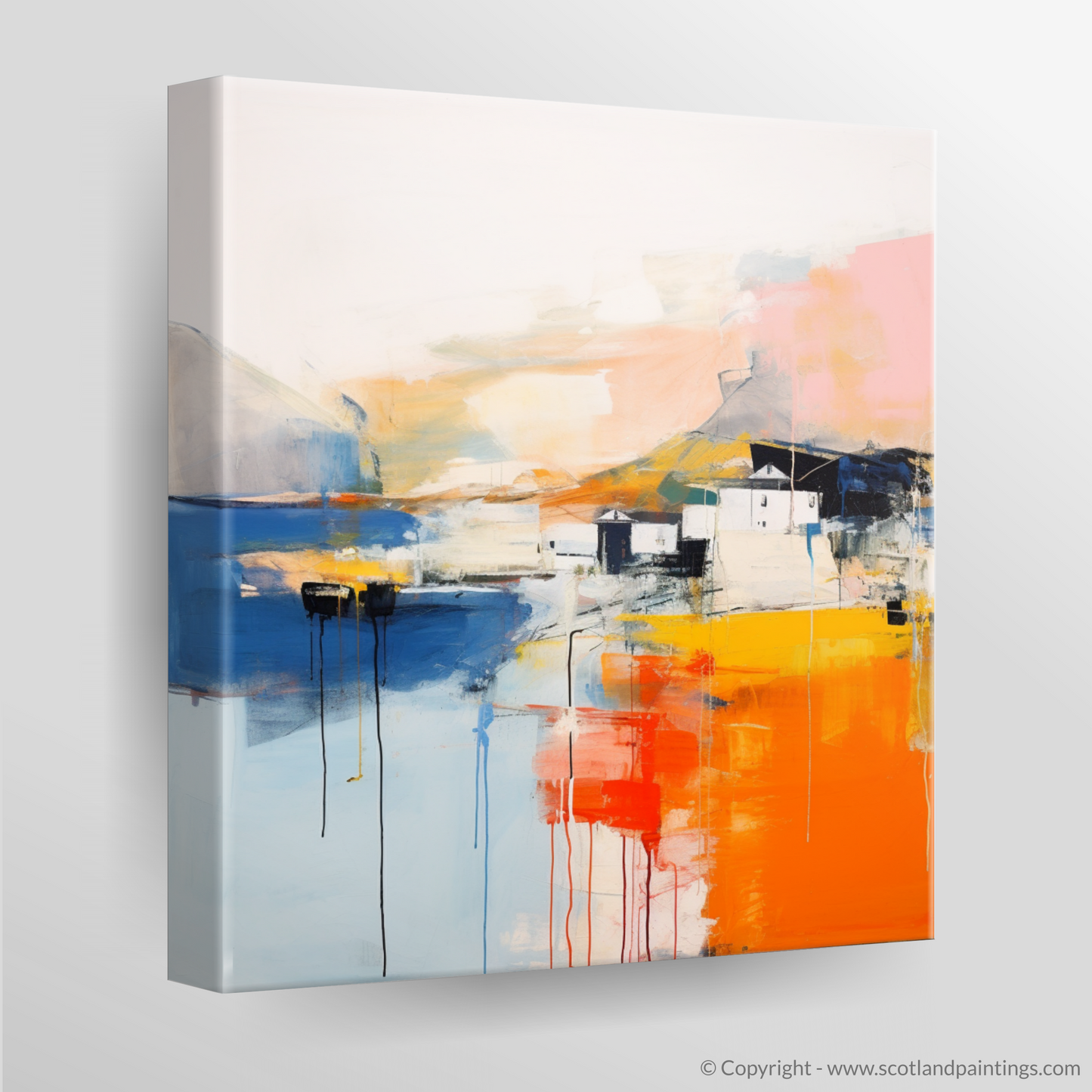 Craobh Haven Harbour: An Abstract Coastal Symphony