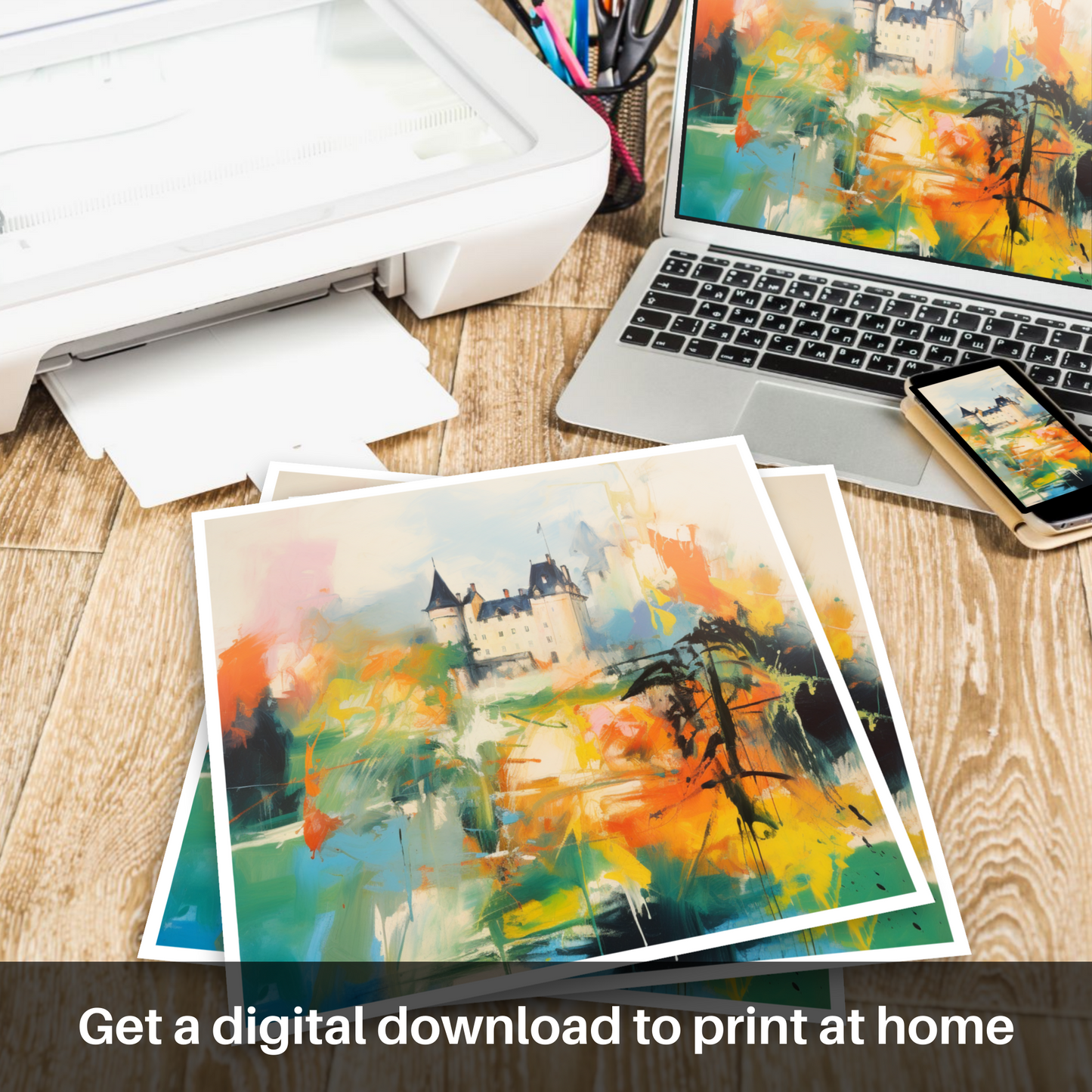 Cawdor Castle Unveiled: An Abstract Ode to the Scottish Highlands