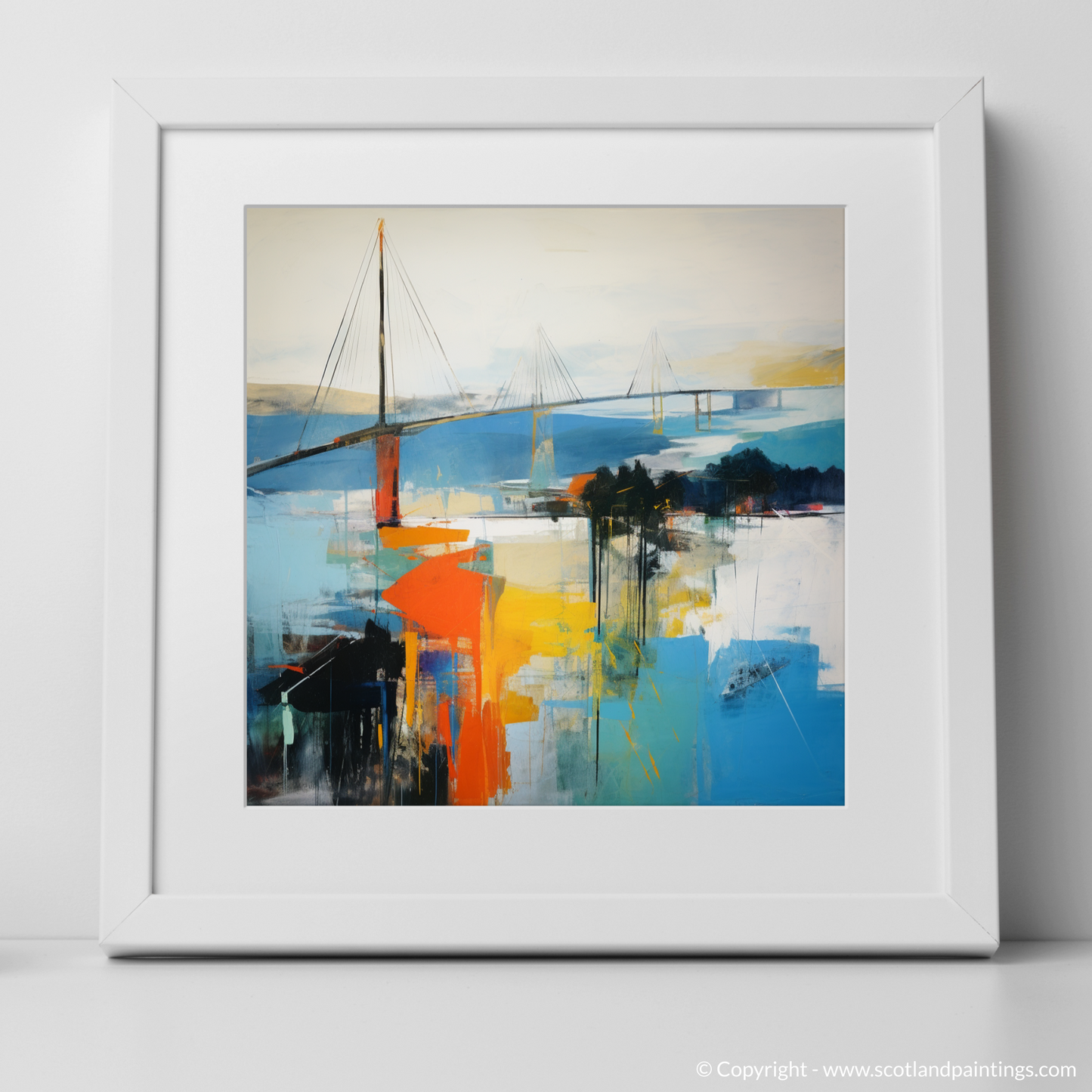 Scottish Sunset Serenade: An Abstract Dance at Kessock Bridge