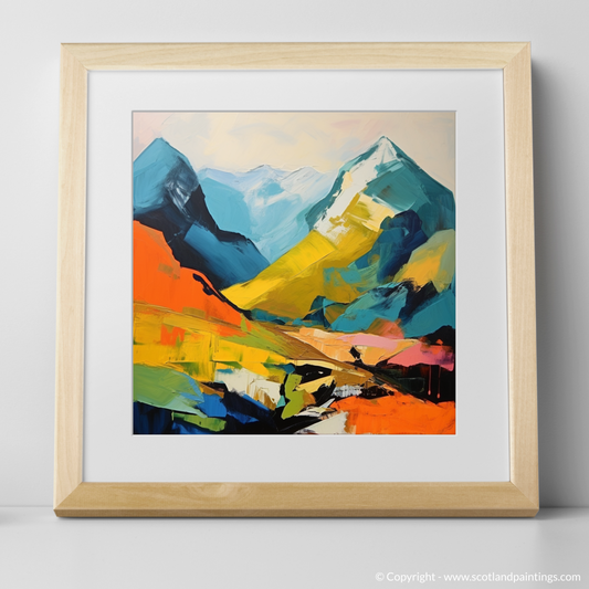 Aonach Eagach Reimagined: An Abstract Highland Tapestry