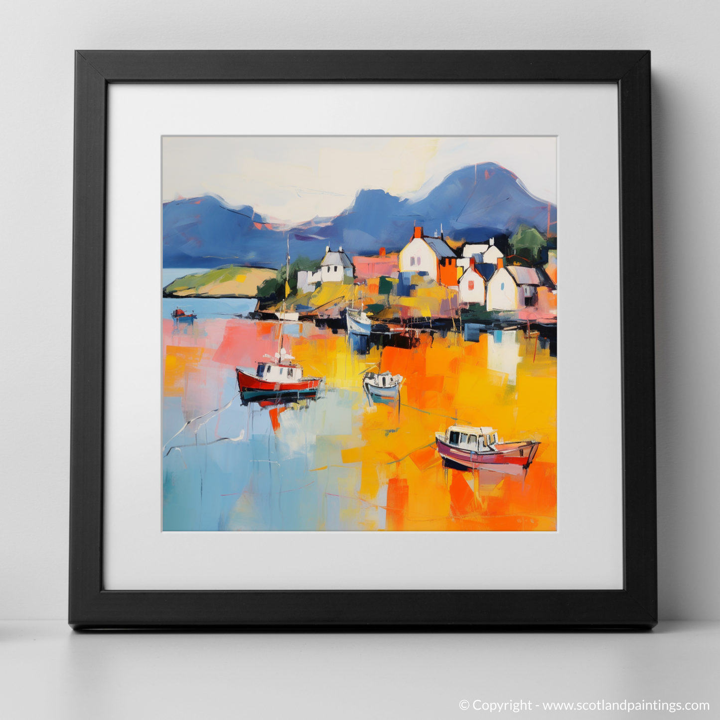 Plockton Harbour Whispers: An Abstract Highland Embrace