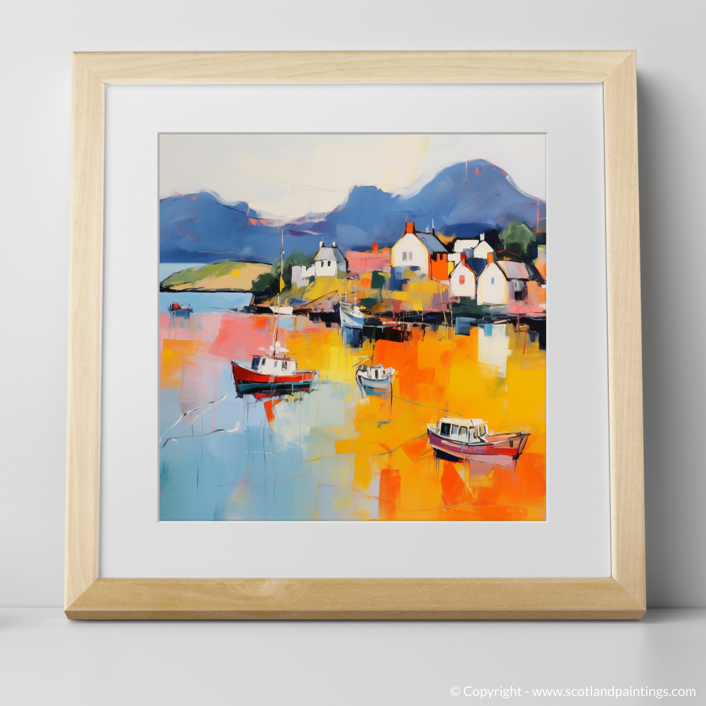 Plockton Harbour Whispers: An Abstract Highland Embrace