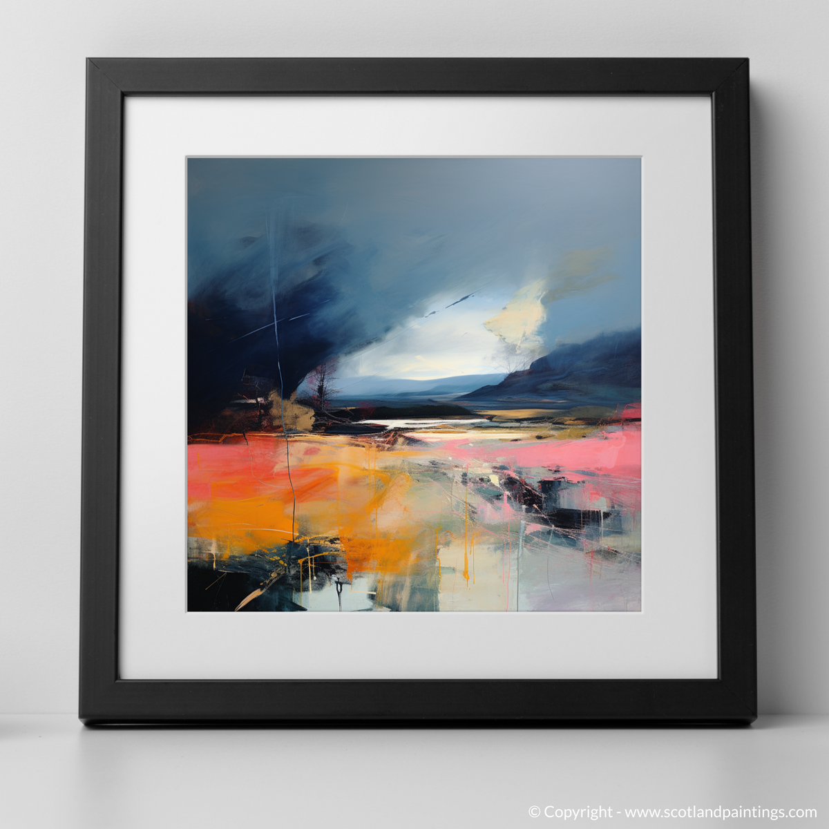 Storm's Embrace: Abstract Echoes of Calgary Bay – Scotland Paintings ...