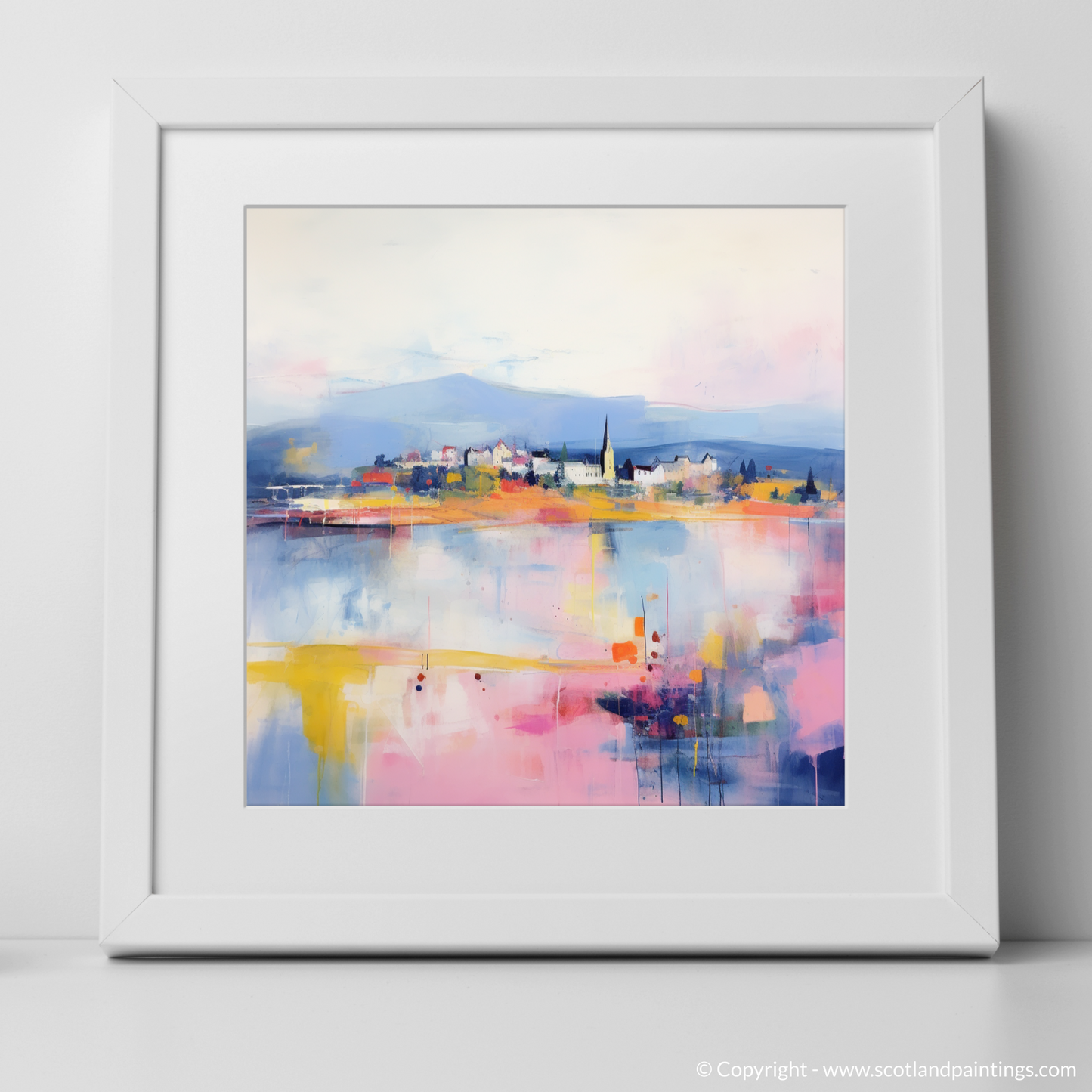 Perth's Vibrant Embrace - An Abstract Journey