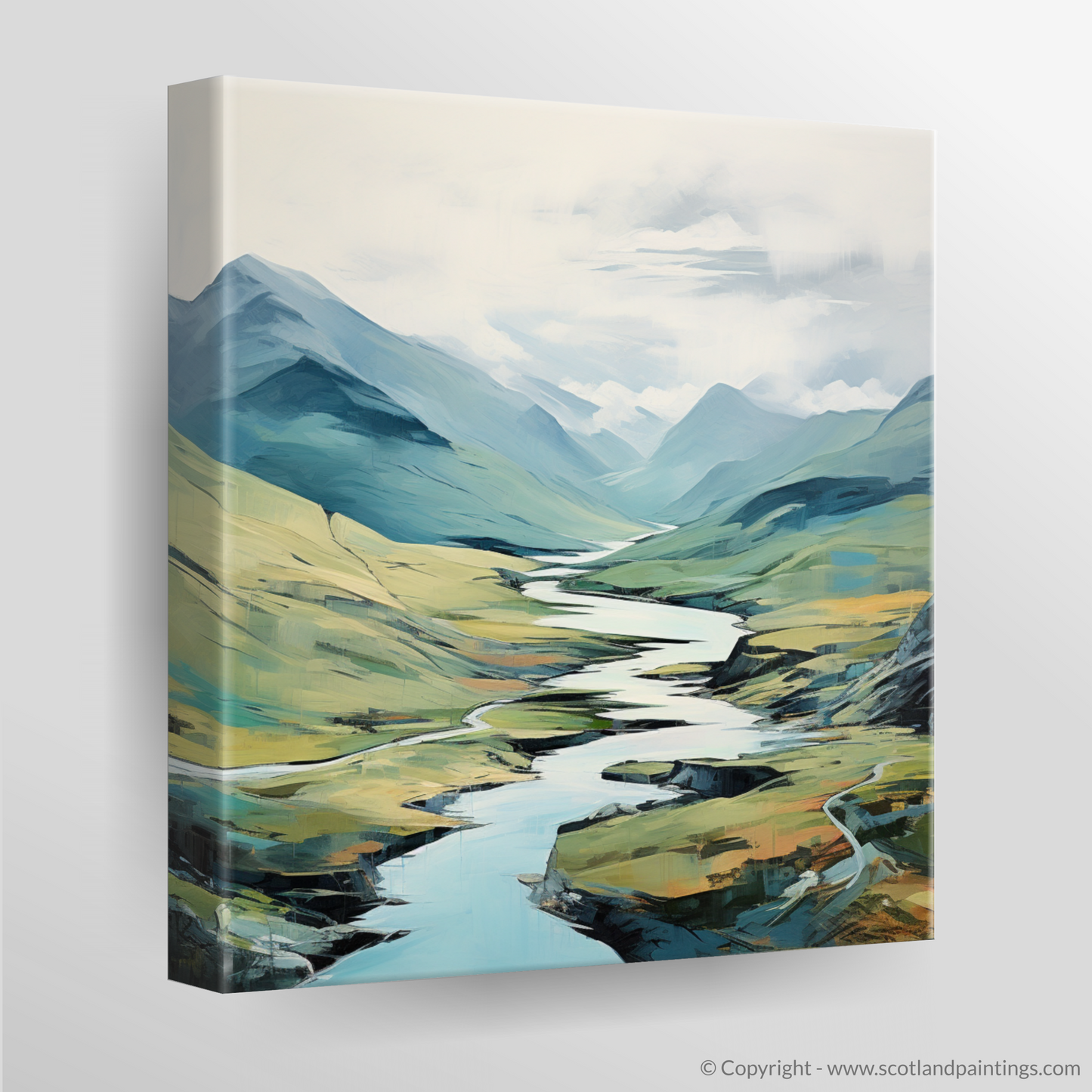 Highland Reverie: An Abstract Ode to Glen Shiel