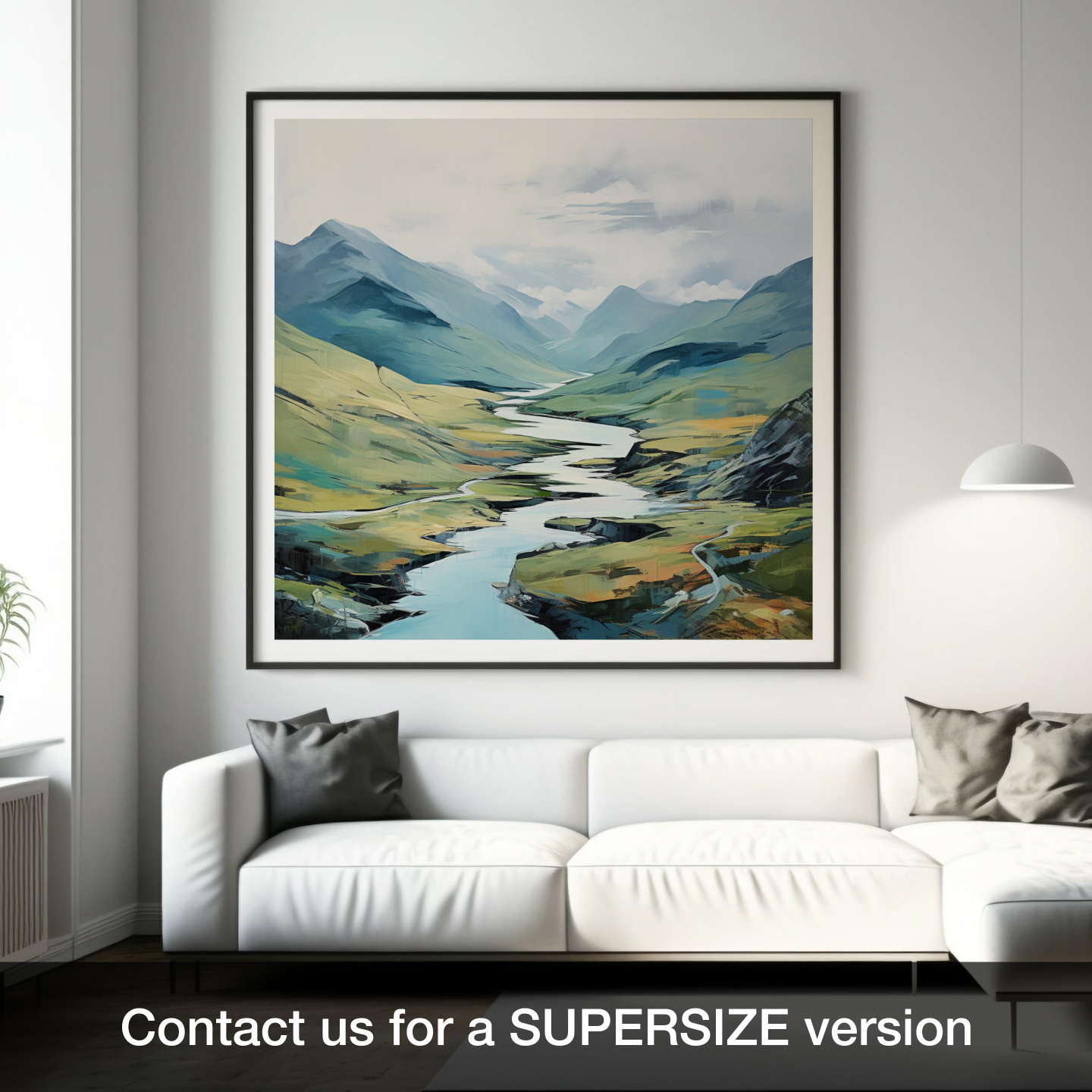 Highland Reverie: An Abstract Ode to Glen Shiel