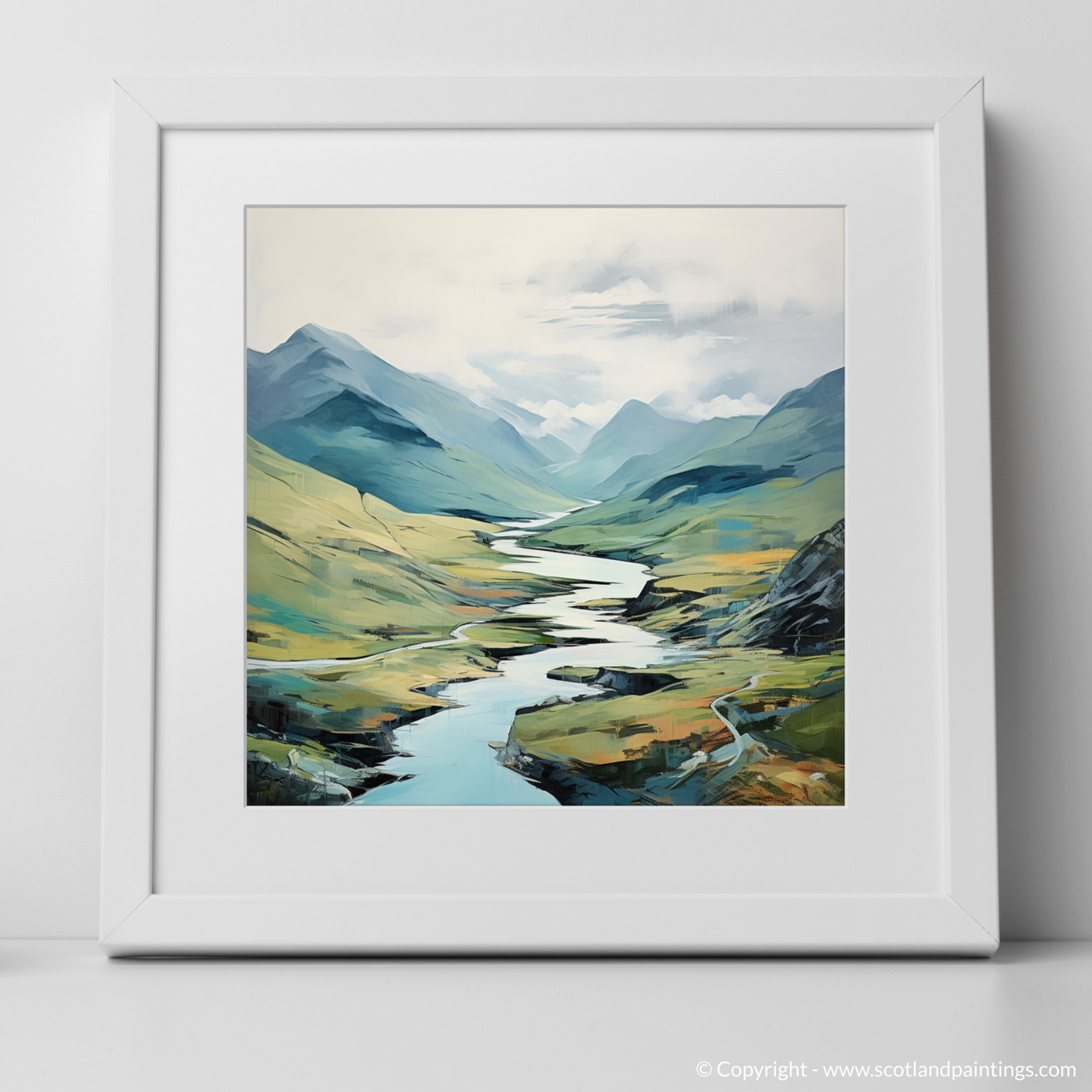 Highland Reverie: An Abstract Ode to Glen Shiel