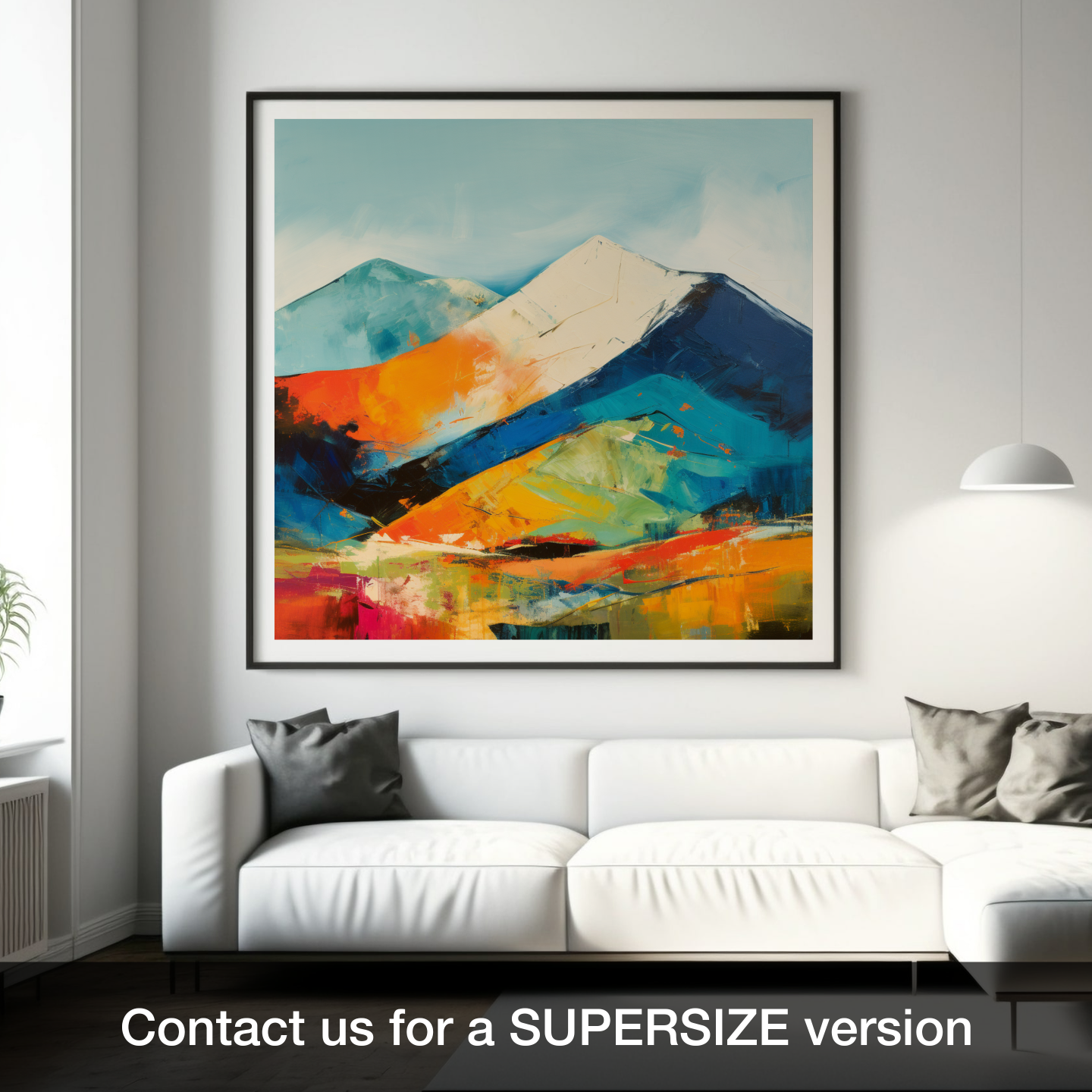 Mystical Allure of Meall Garbh: An Abstract Highland Symphony