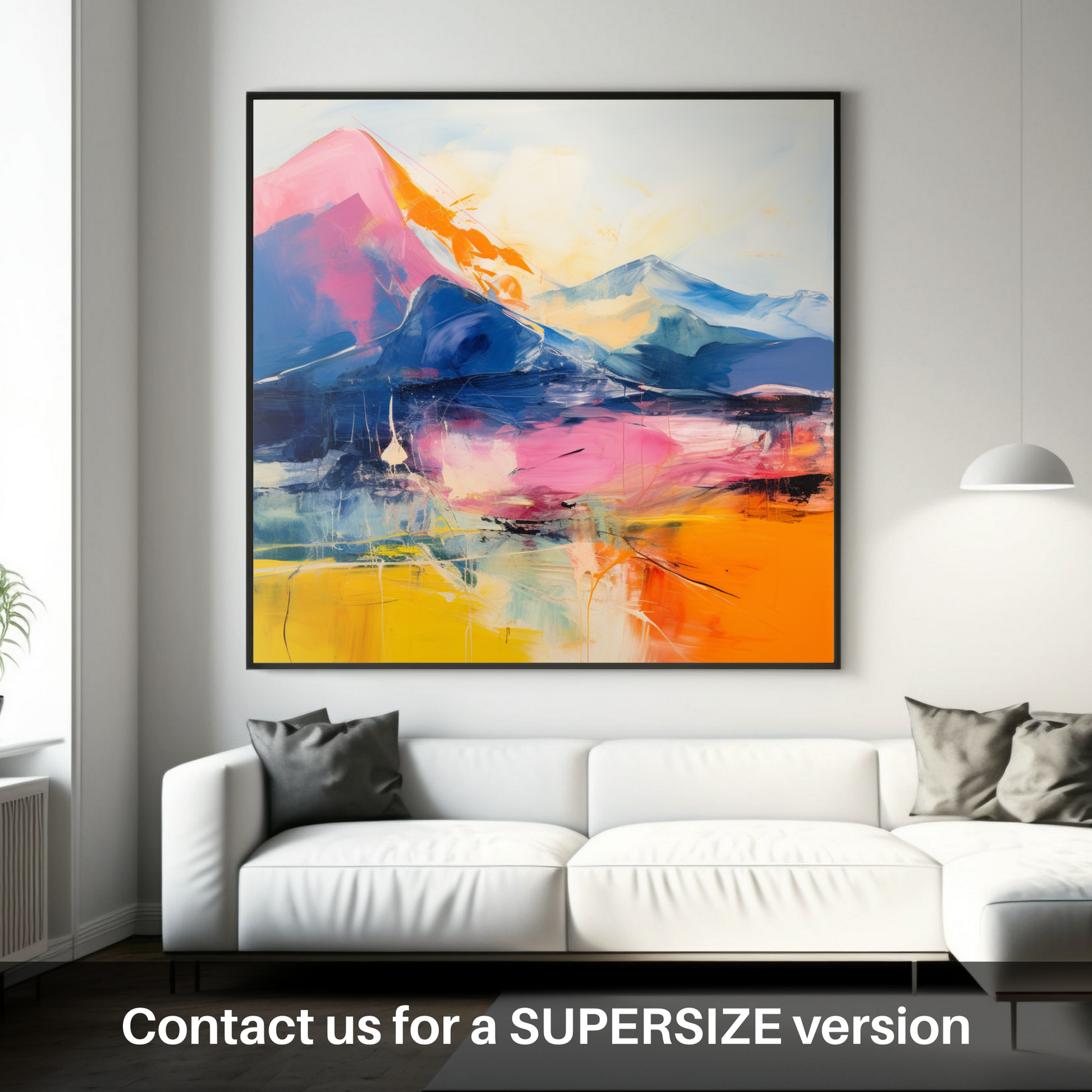 Huge supersize print of Meall nan Tarmachan