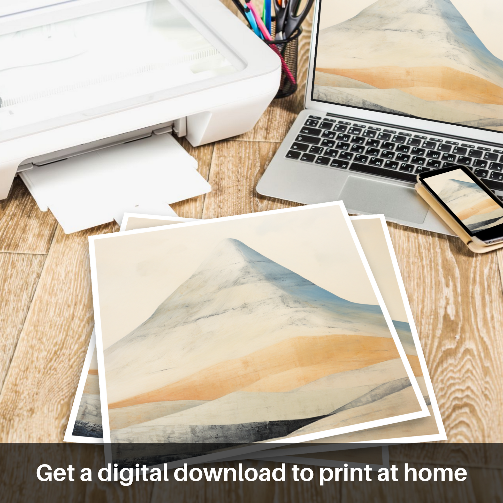 Downloadable and printable picture of Beinn Dòrain