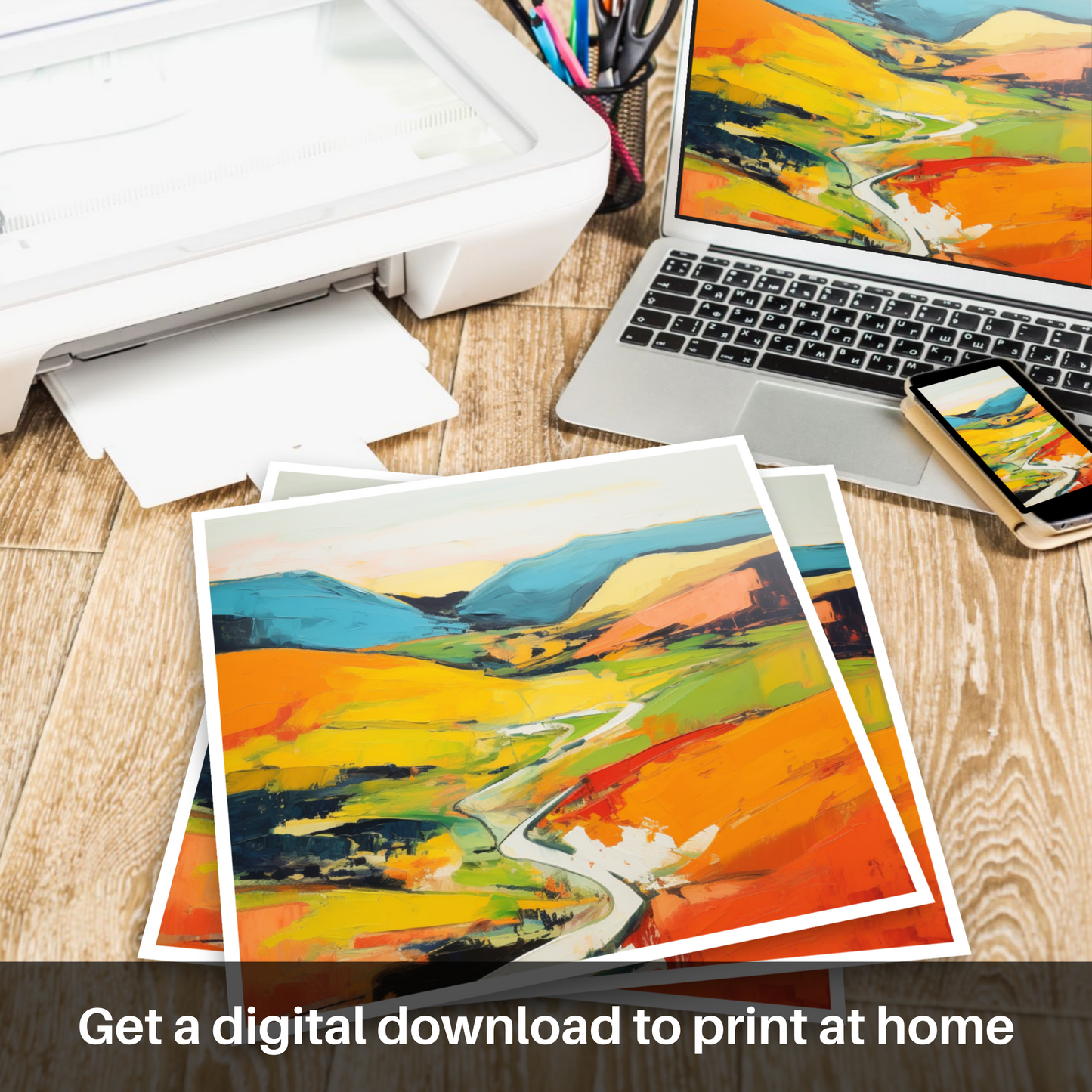 Downloadable and printable picture of Geal-chàrn (Drumochter)