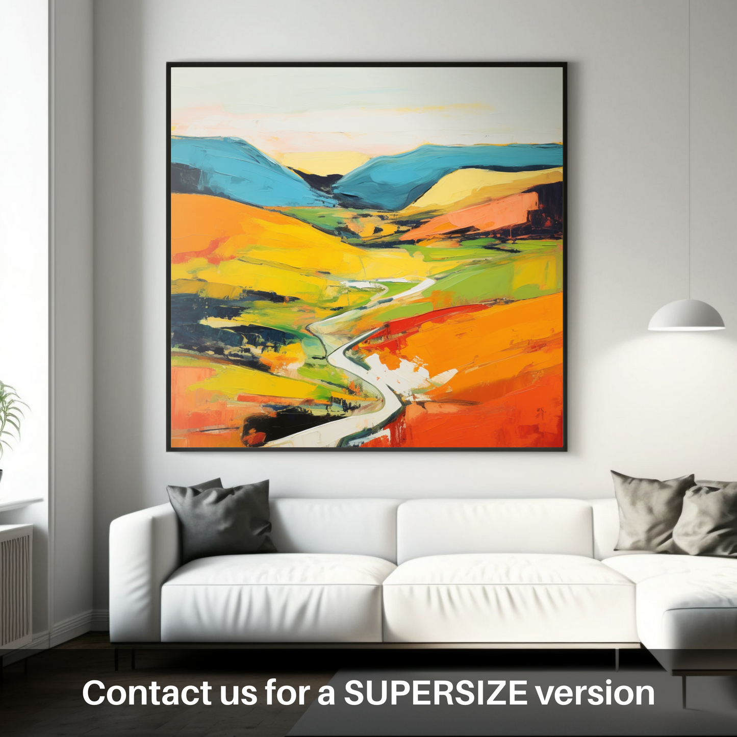 Huge supersize print of Geal-chàrn (Drumochter)