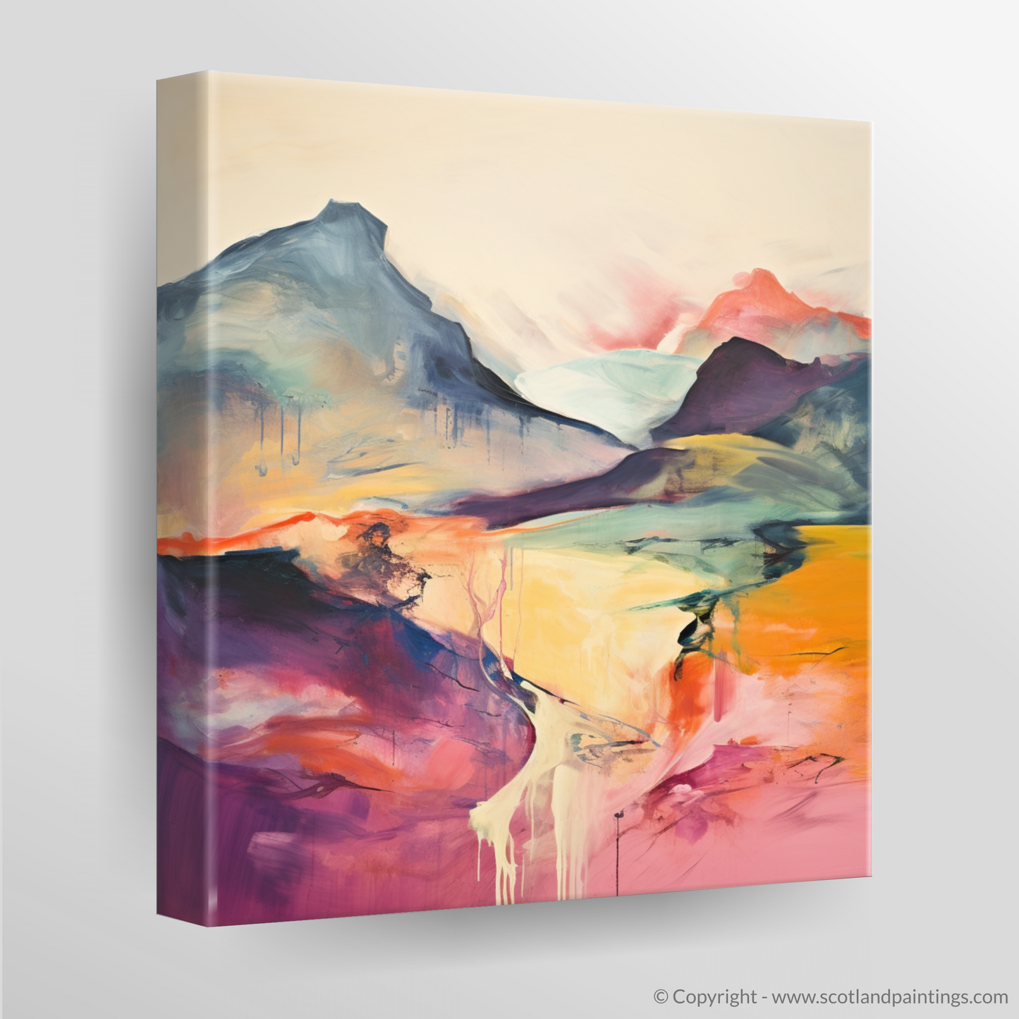 Canvas Print of Meall Garbh (Càrn Mairg)