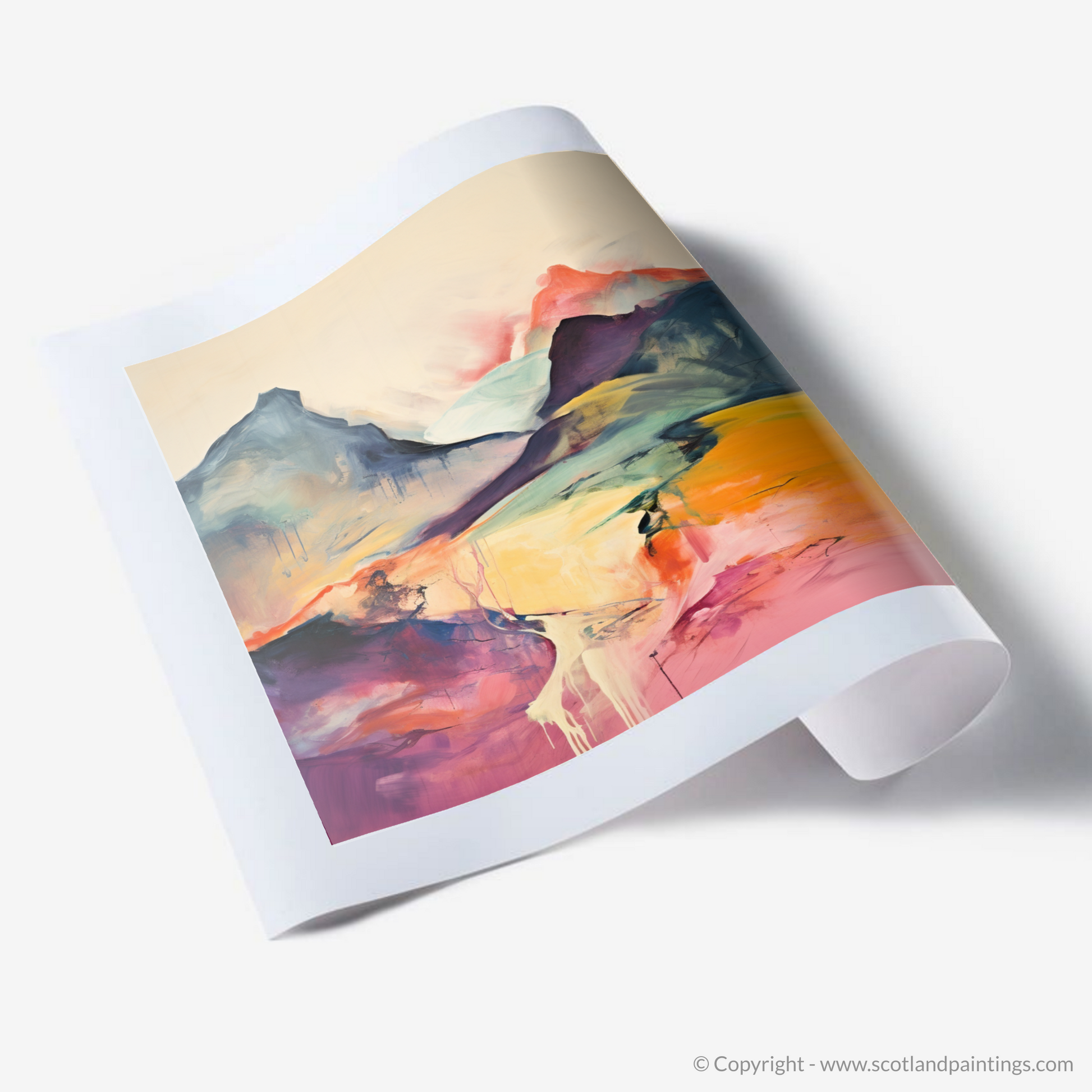 Art Print of Meall Garbh (Càrn Mairg)
