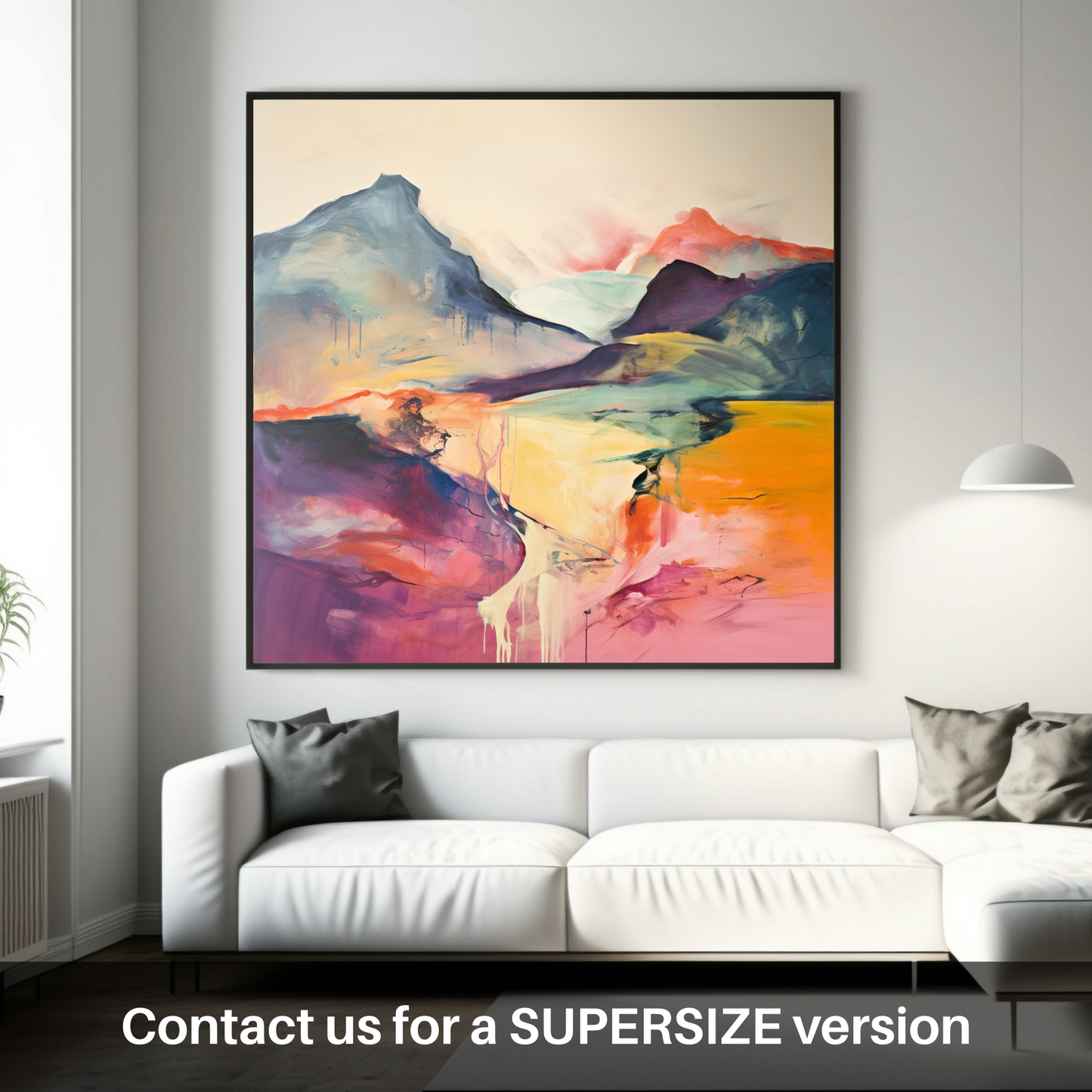 Huge supersize print of Meall Garbh (Càrn Mairg)