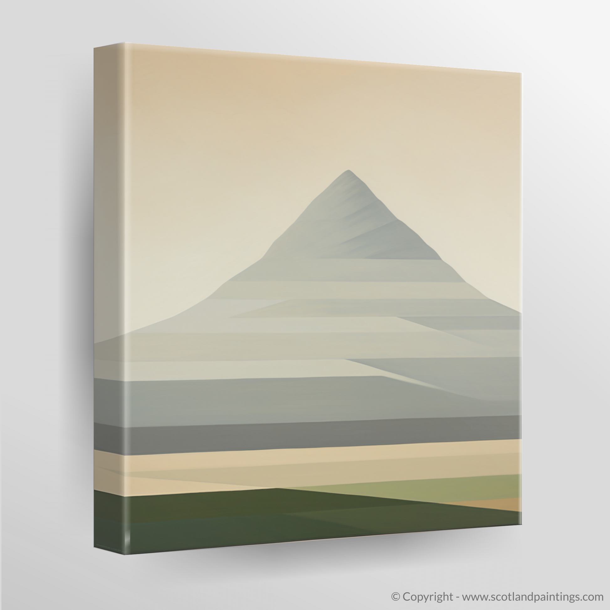 Canvas Print of Meall Garbh (Càrn Mairg)