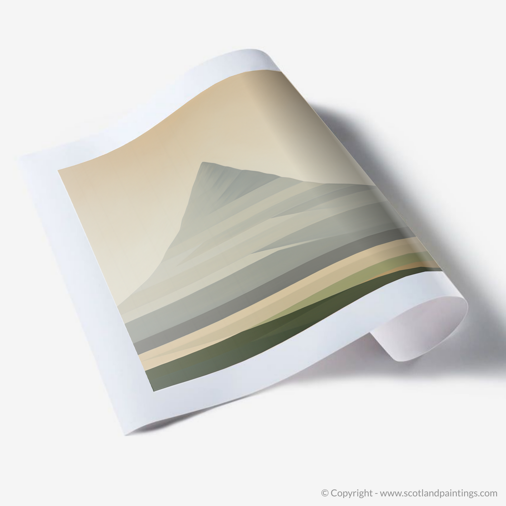 Art Print of Meall Garbh (Càrn Mairg)