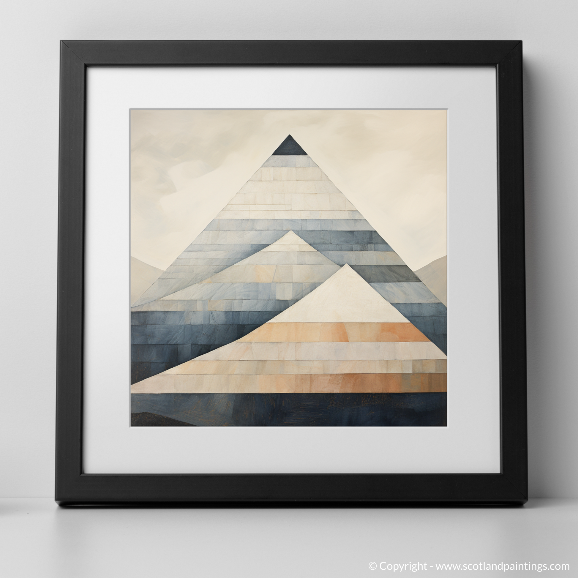 Art Print of Beinn Dòrain with a black frame