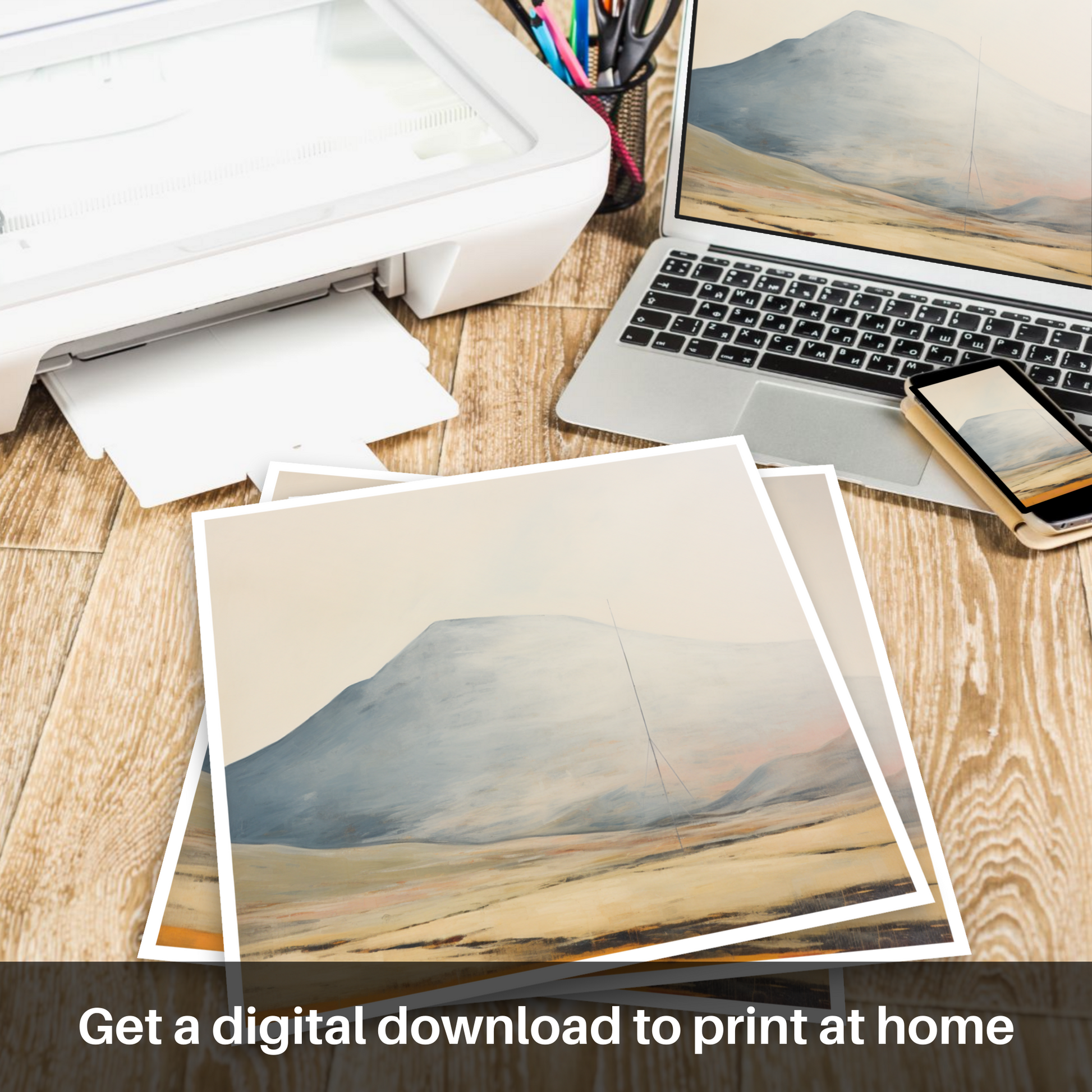 Downloadable and printable picture of The Cairnwell