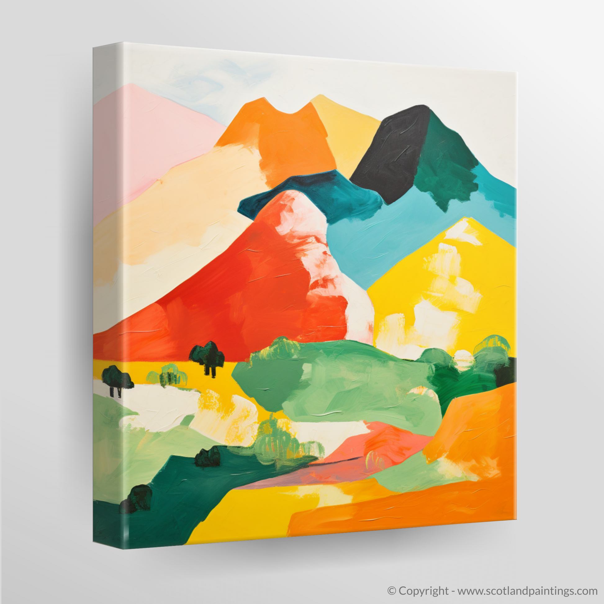 Canvas Print of Càrn Aosda