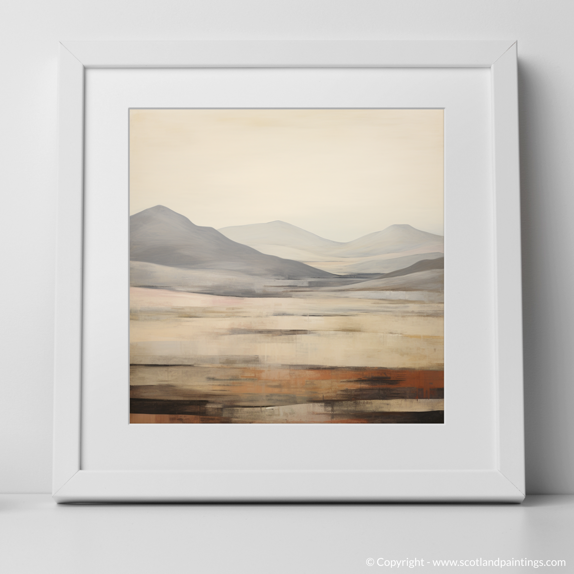 Art Print of Meall Greigh with a white frame