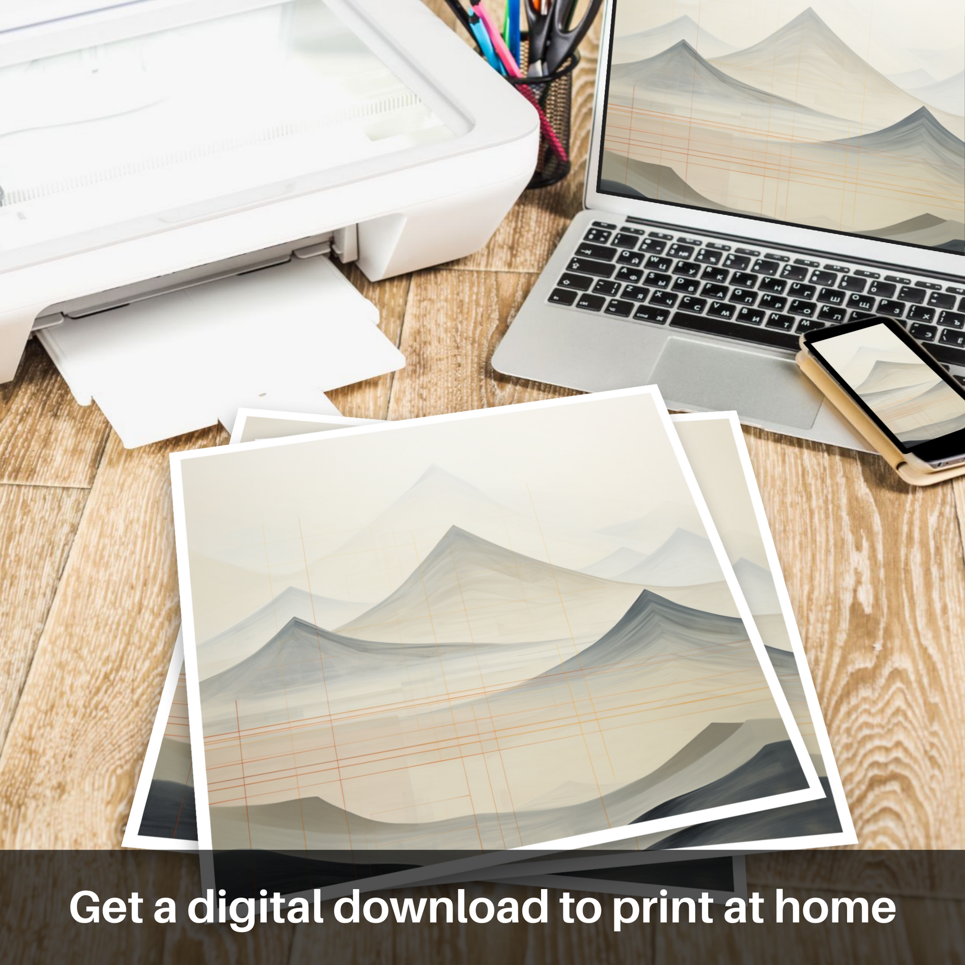 Downloadable and printable picture of Beinn a' Chròin