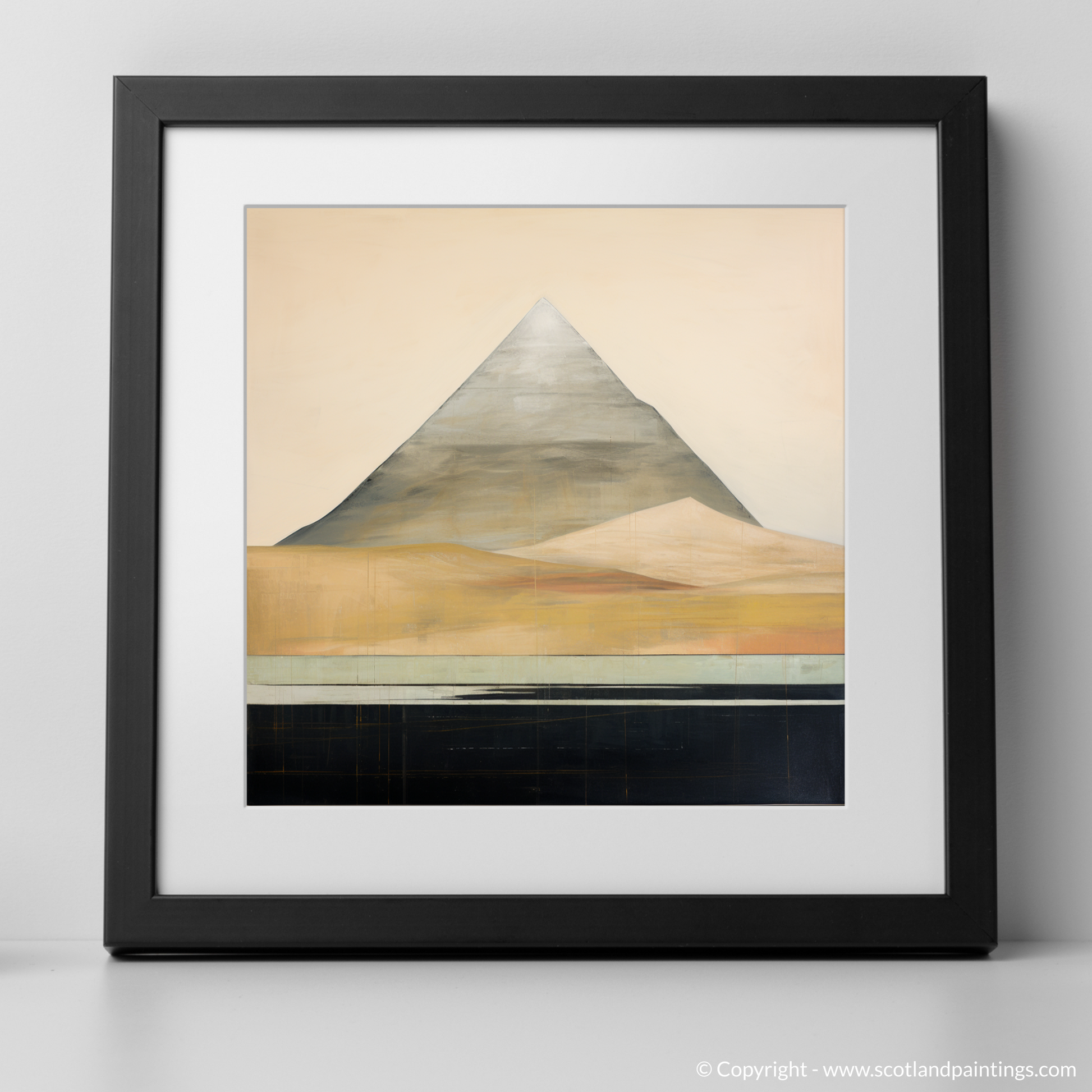 Art Print of Beinn a' Chròin with a black frame