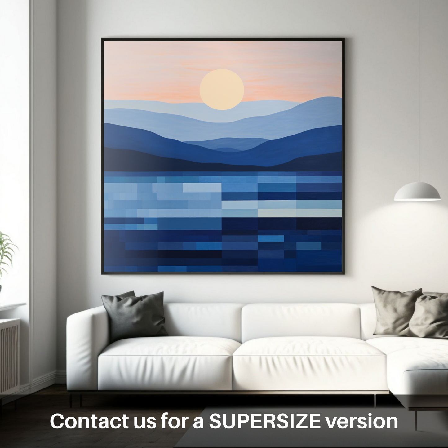 Huge supersize print of Dusk on Loch Lomond