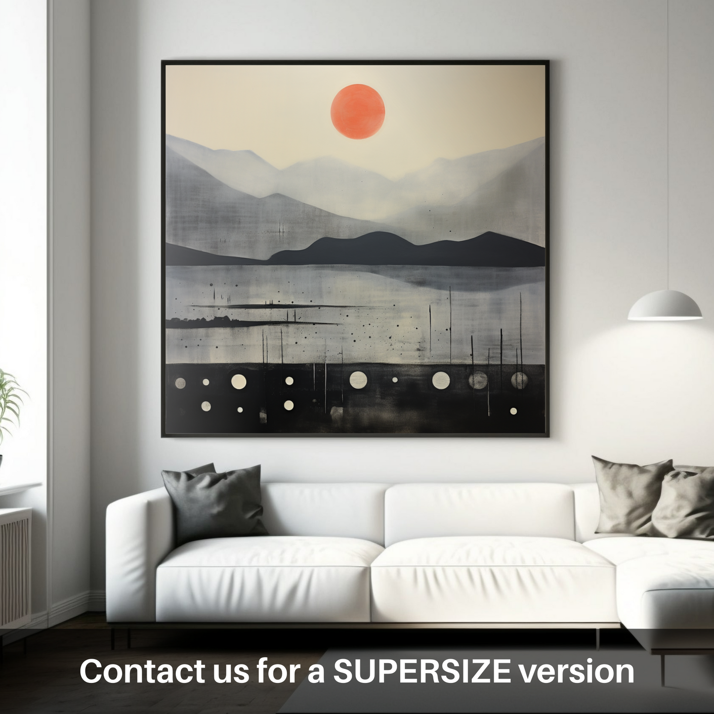 Painting and Art Print of Misty morning on Loch Lomond. Misty Morning Majesty on Loch Lomond.