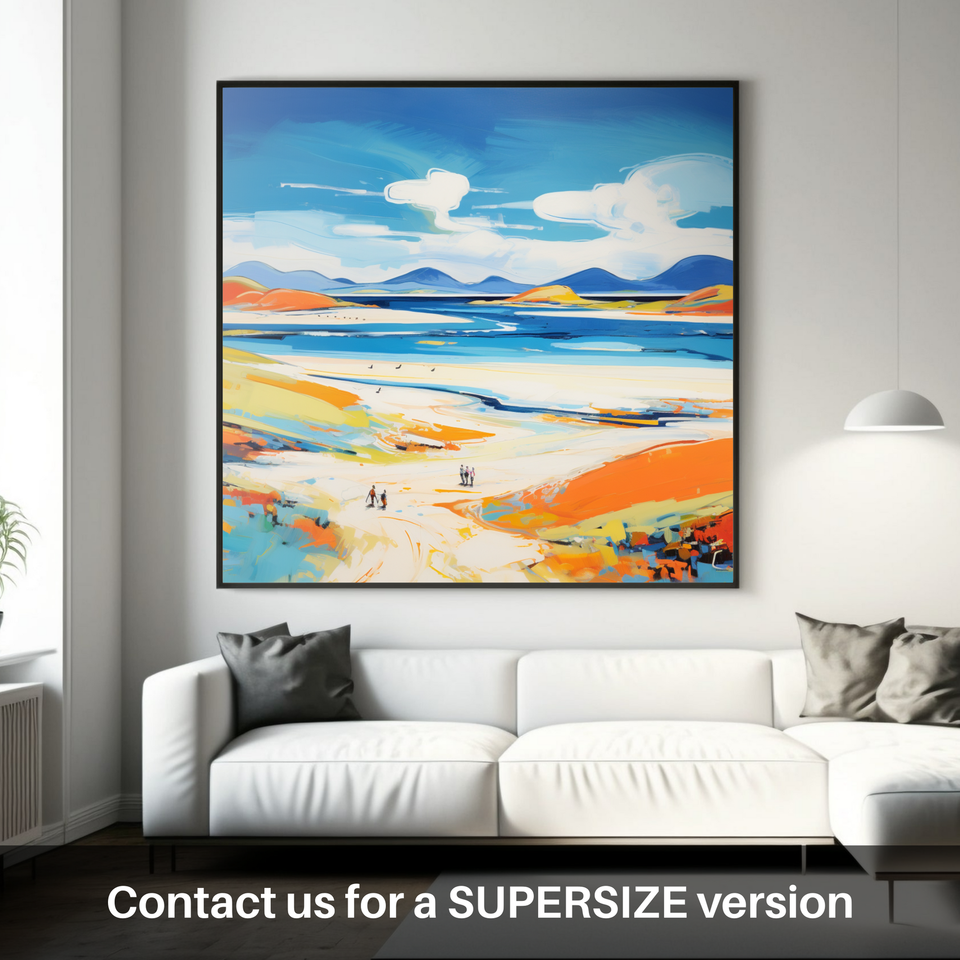 Huge supersize print of Luskentyre Beach, Isle of Harris