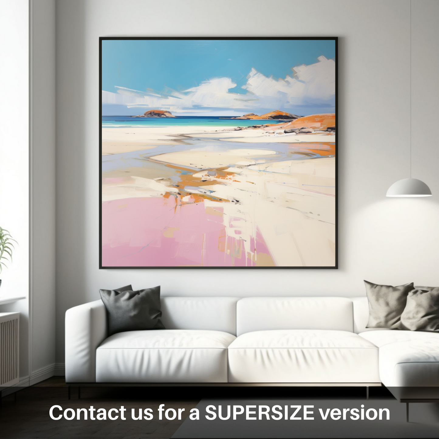 Huge supersize print of Camusdarach Beach, Arisaig