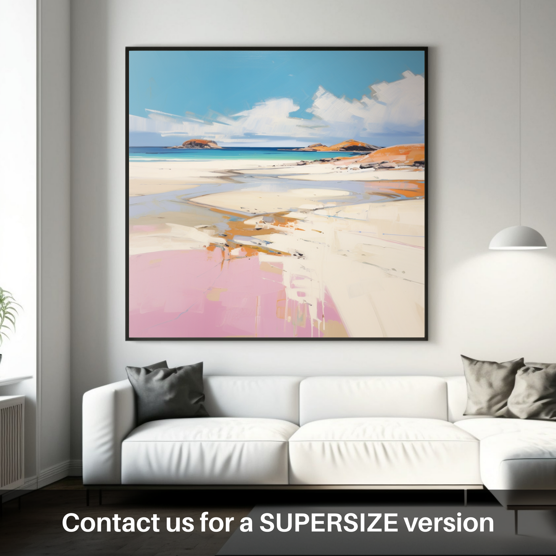 Huge supersize print of Camusdarach Beach, Arisaig