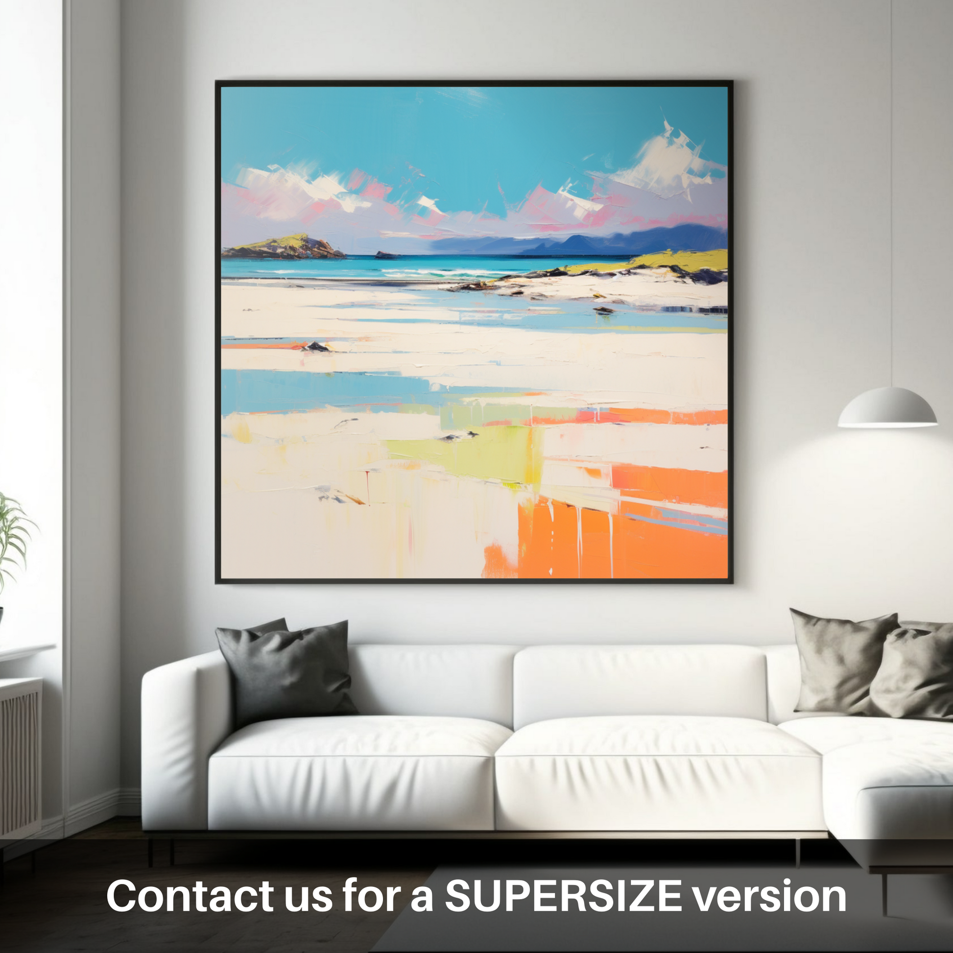 Huge supersize print of Camusdarach Beach, Arisaig
