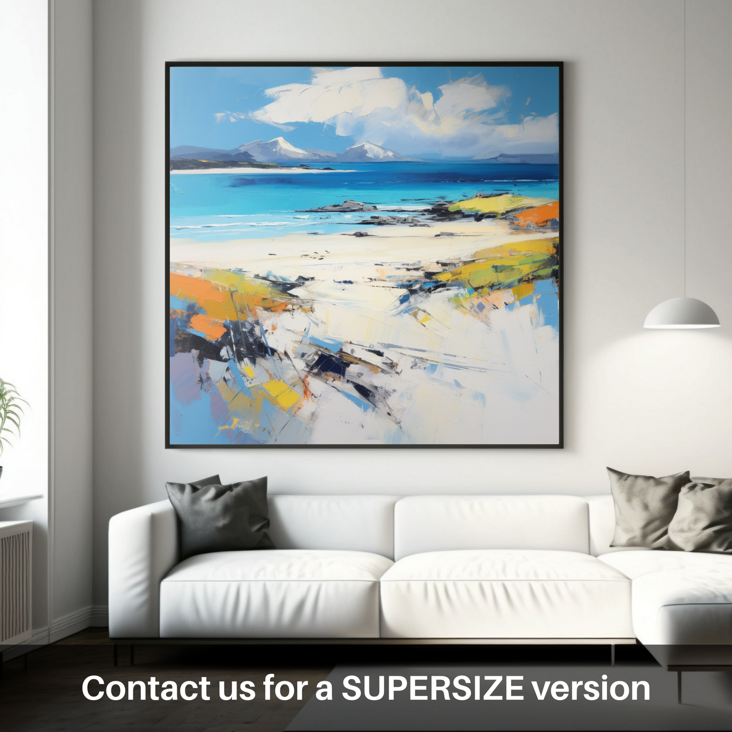Huge supersize print of Camusdarach Beach, Arisaig