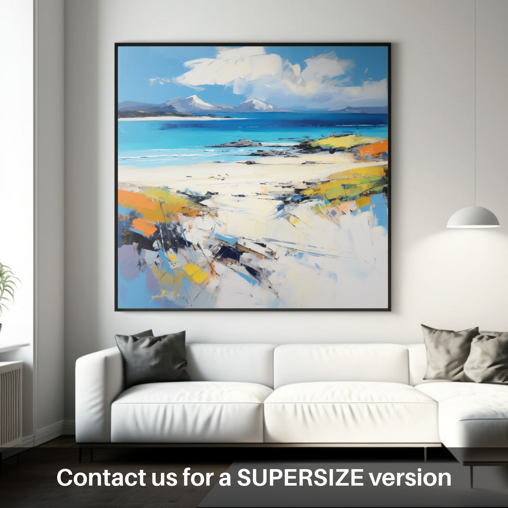 Huge supersize print of Camusdarach Beach, Arisaig