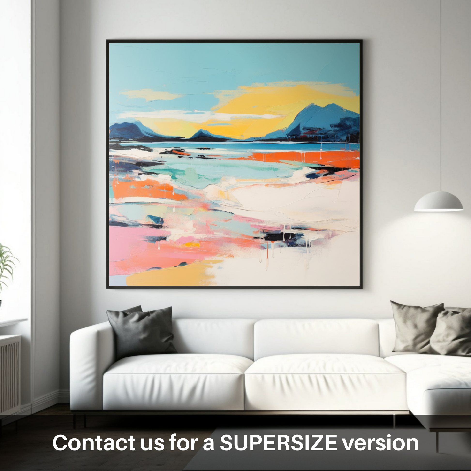 Huge supersize print of Camusdarach Beach, Arisaig
