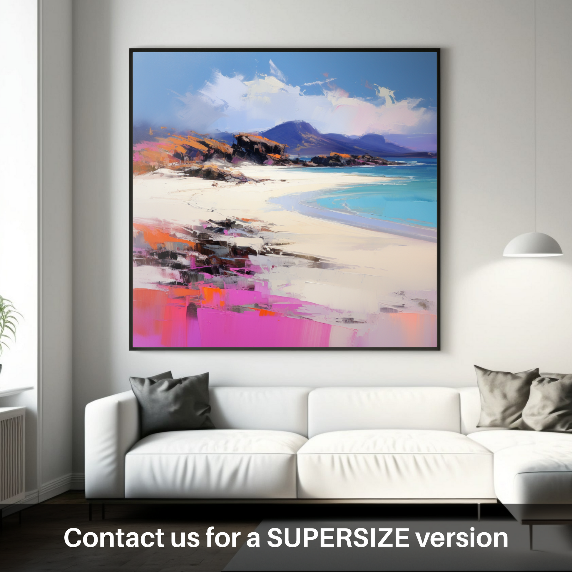 Huge supersize print of Camusdarach Beach, Arisaig