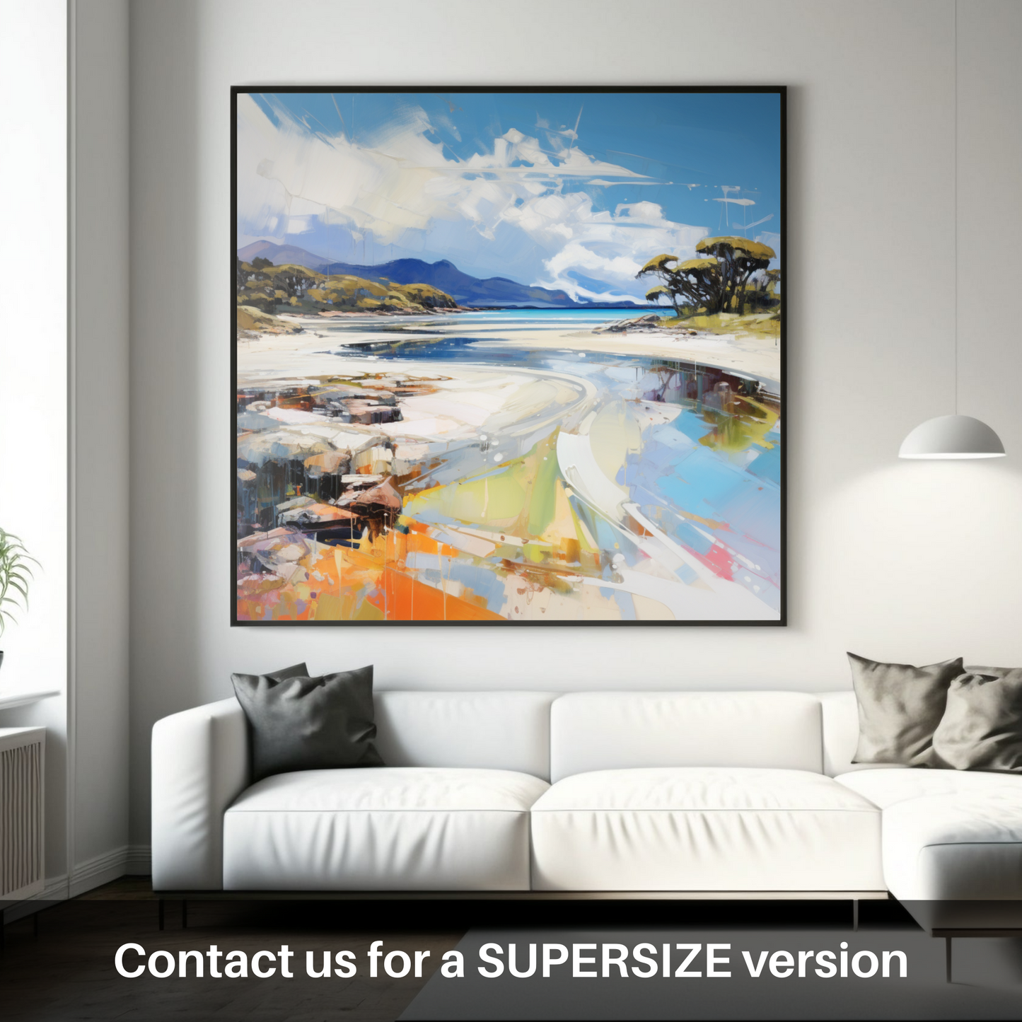 Huge supersize print of Camusdarach Beach, Arisaig