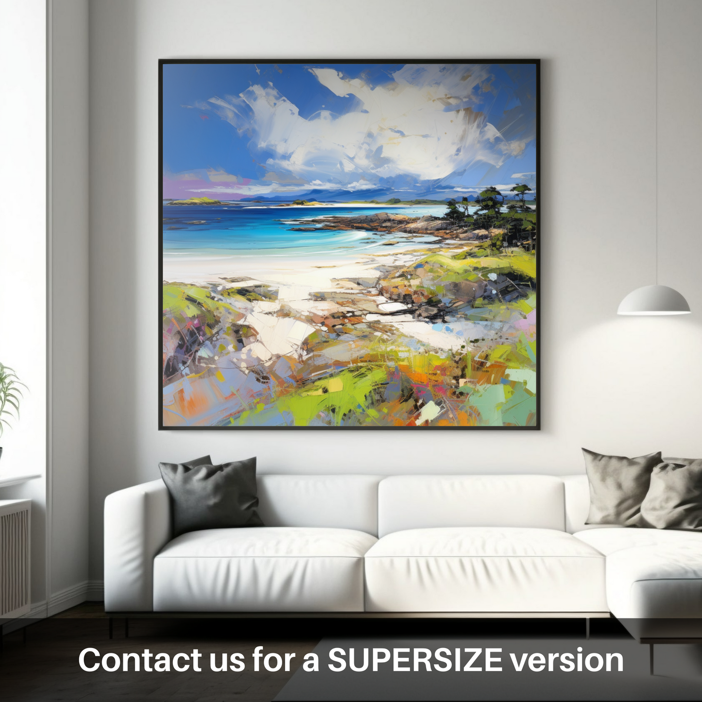 Huge supersize print of Camusdarach Beach, Arisaig