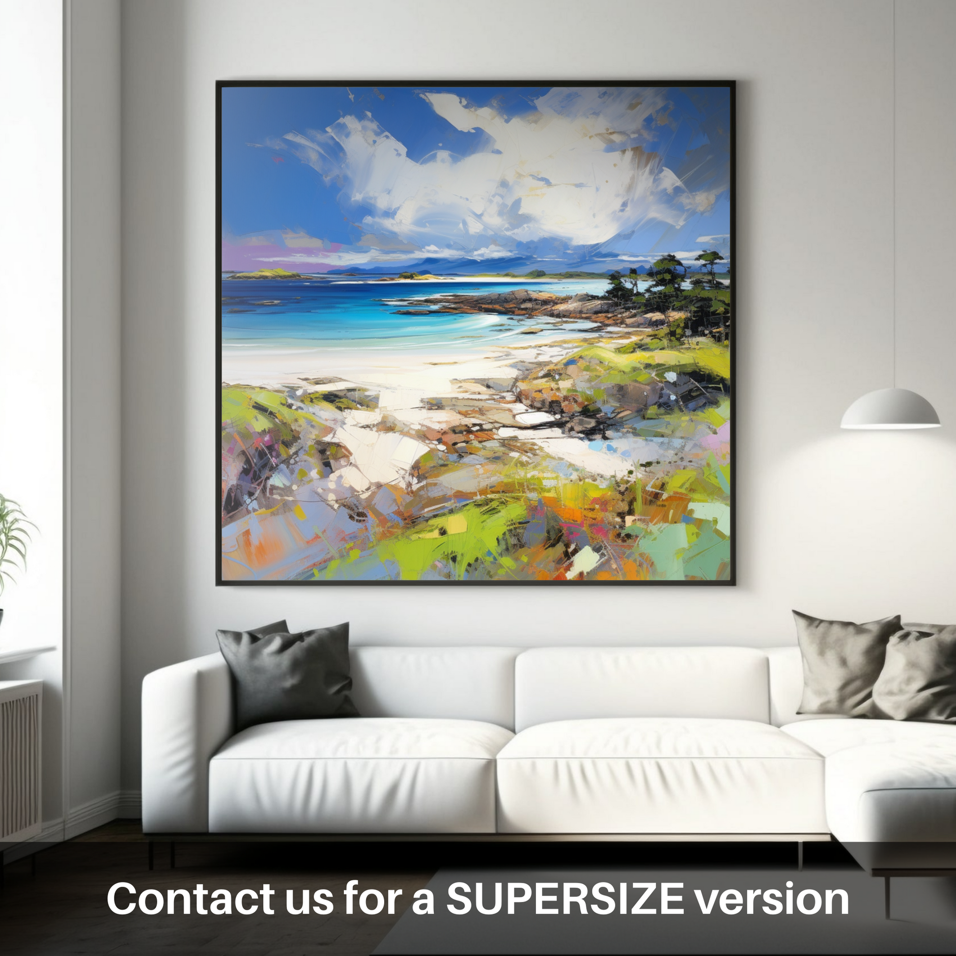 Huge supersize print of Camusdarach Beach, Arisaig