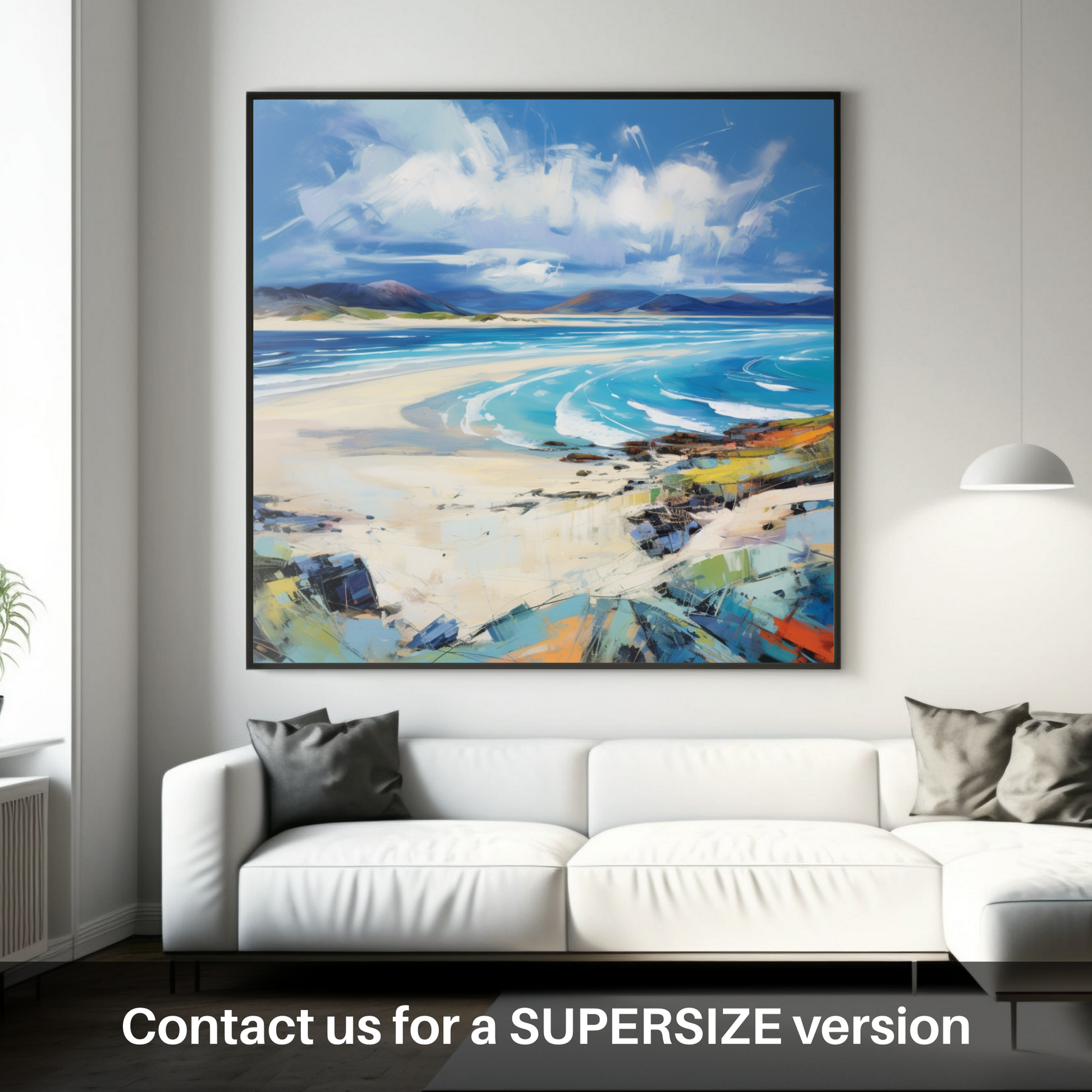 Huge supersize print of Luskentyre Beach, Isle of Harris
