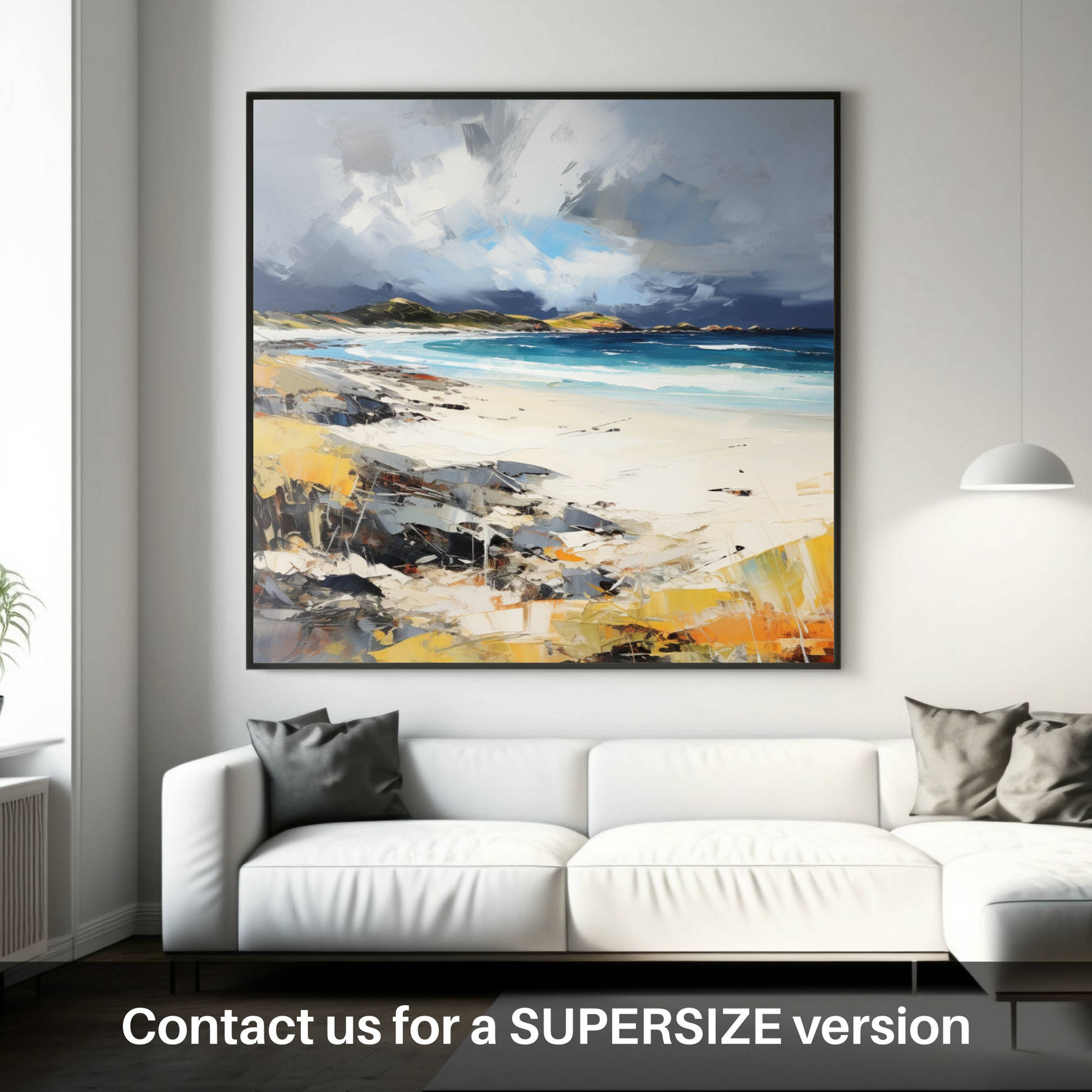 Huge supersize print of Camusdarach Beach, Arisaig