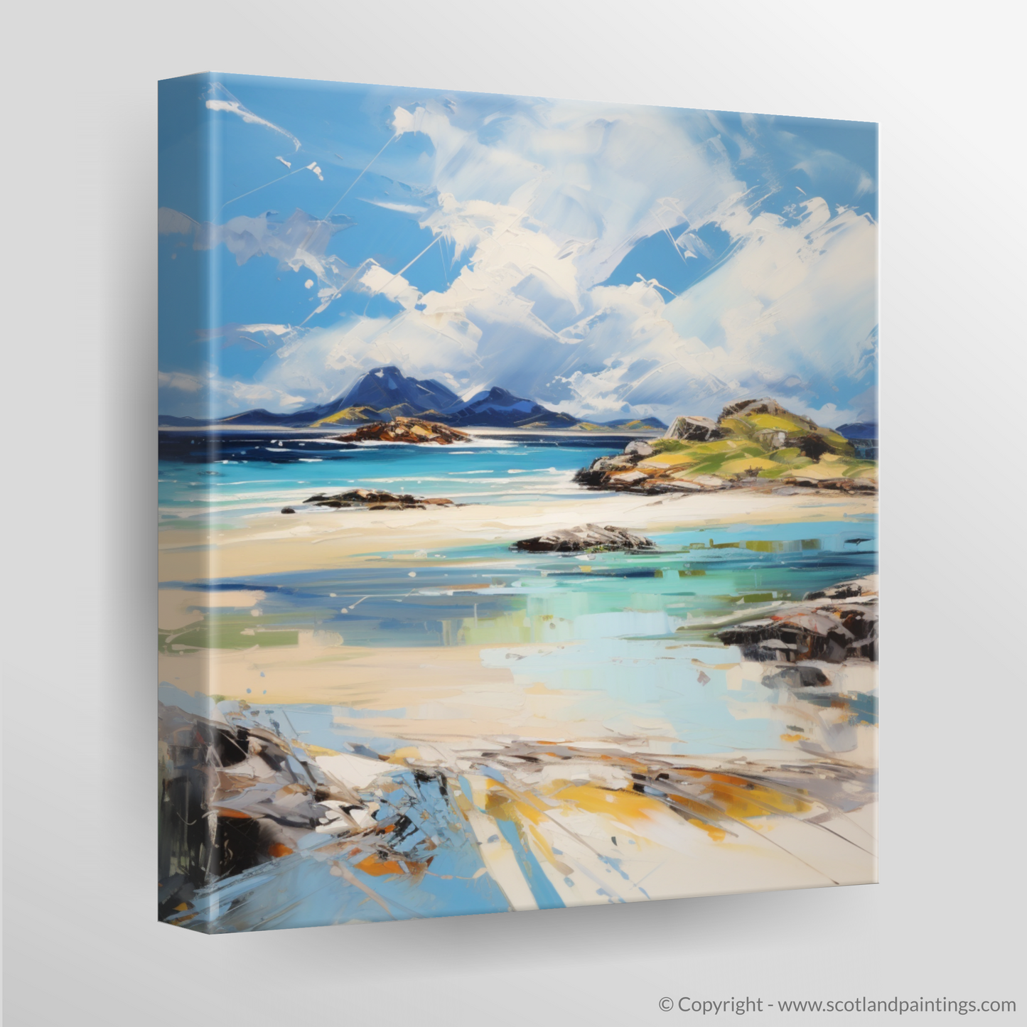 Canvas Print of Camusdarach Beach, Arisaig
