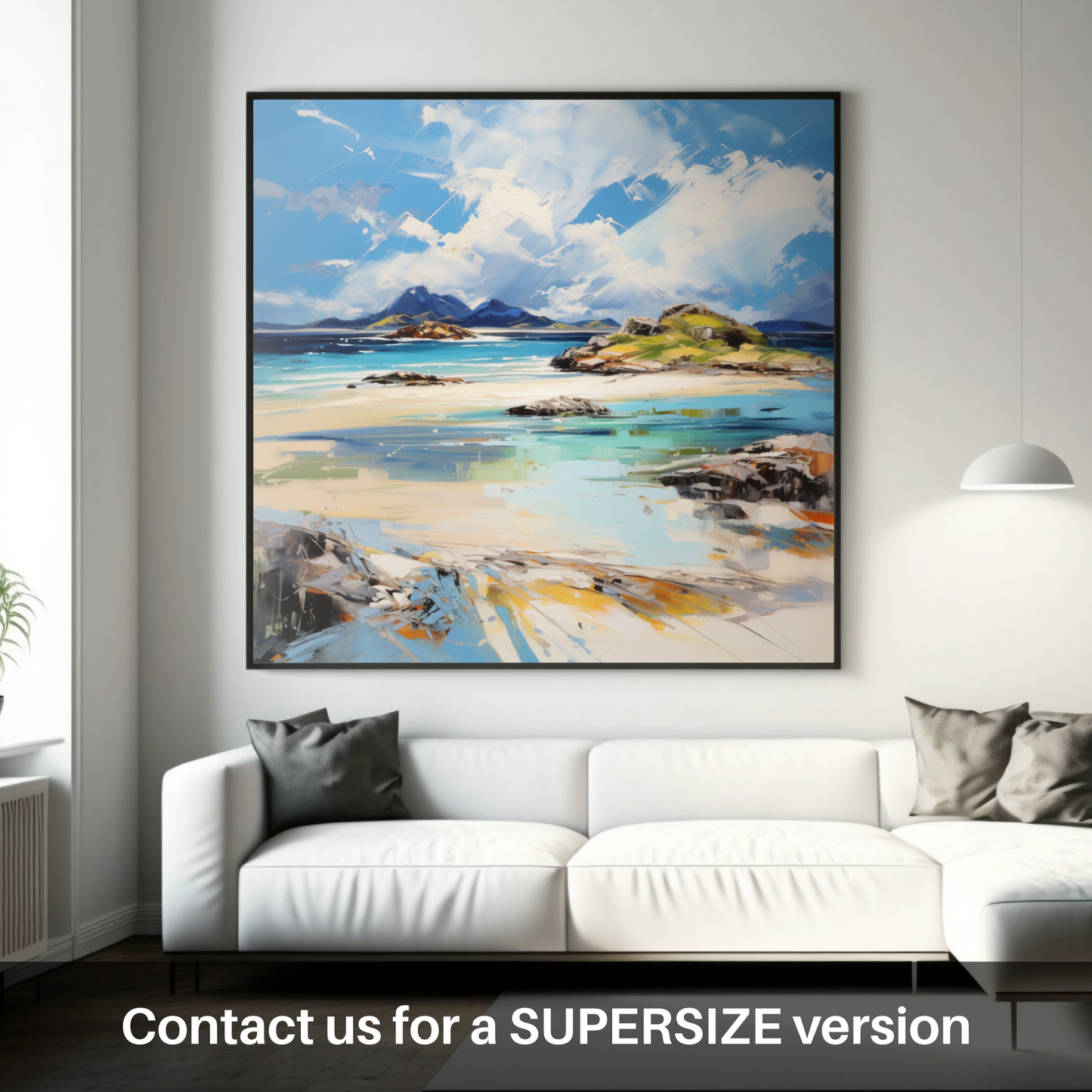 Huge supersize print of Camusdarach Beach, Arisaig