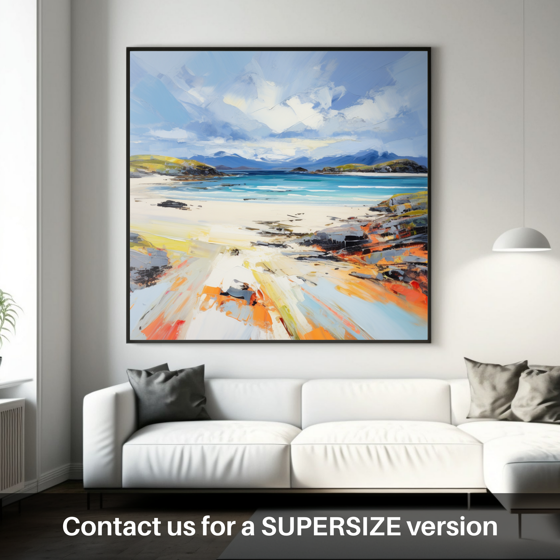Huge supersize print of Camusdarach Beach, Arisaig