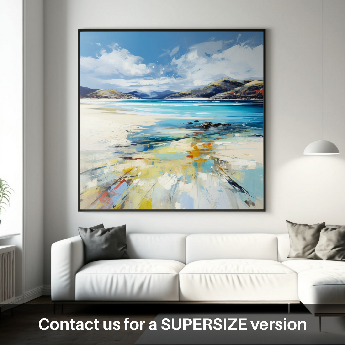 Huge supersize print of Luskentyre Beach, Isle of Harris