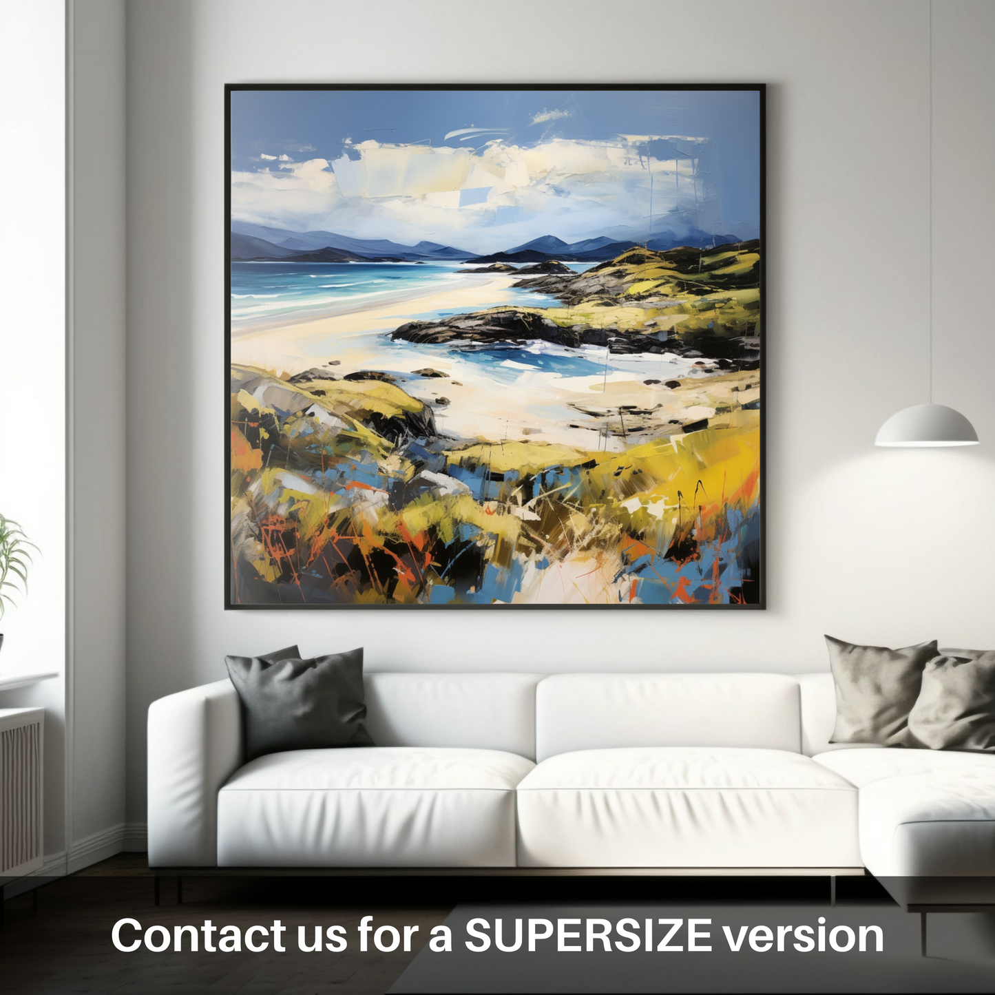 Huge supersize print of Camusdarach Beach, Arisaig